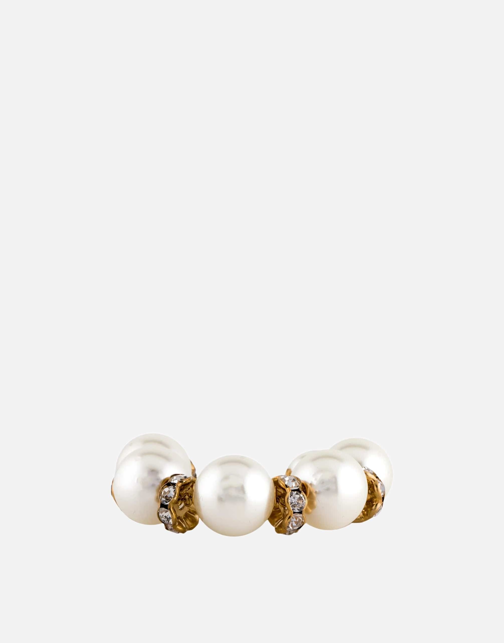 Dolce & Gabbana Maxi Pearl Embellished Bracelet
