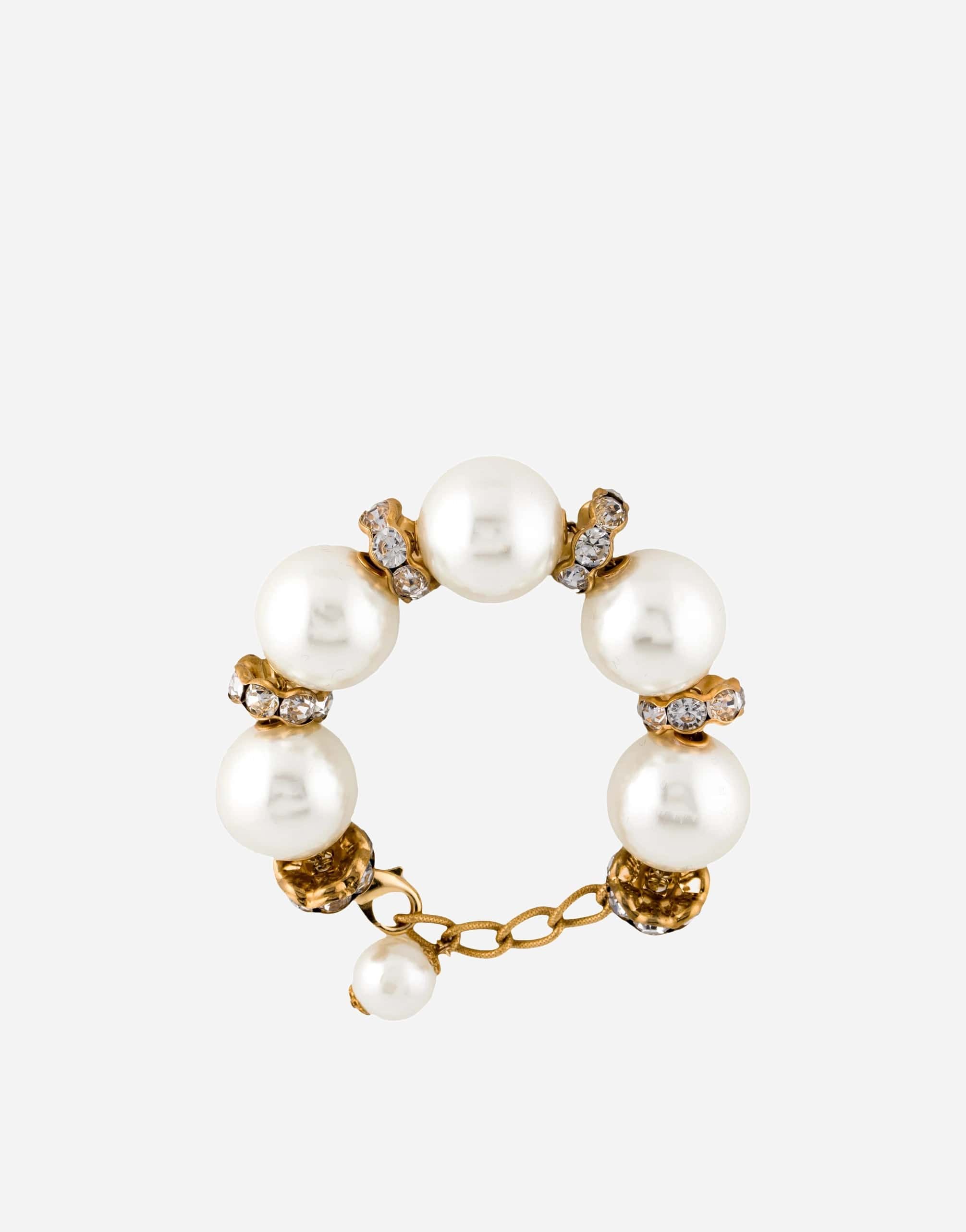 Dolce & Gabbana Maxi Pearl Embellished Bracelet