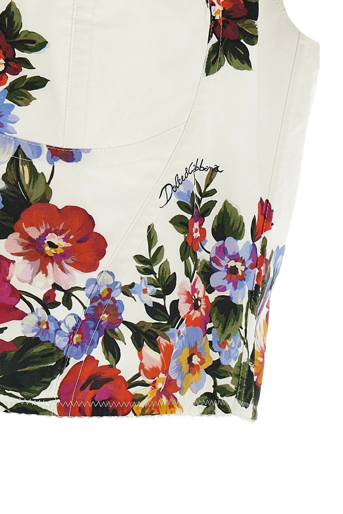 Dolce & Gabbana Dolce & Gabbana Mazzo Di Fiori Print Top