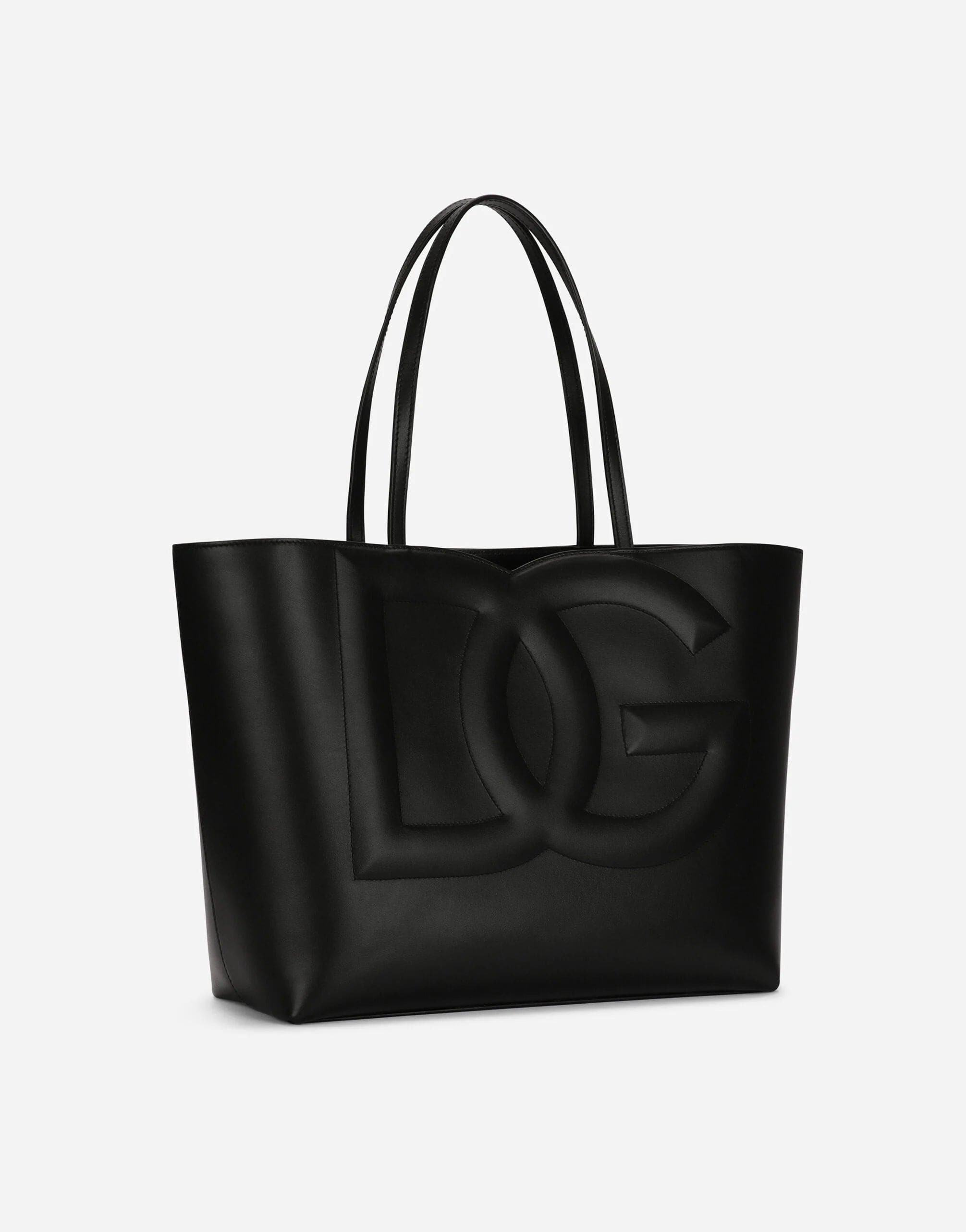 Dolce & Gabbana Medium Calfskin DG Logo Tote