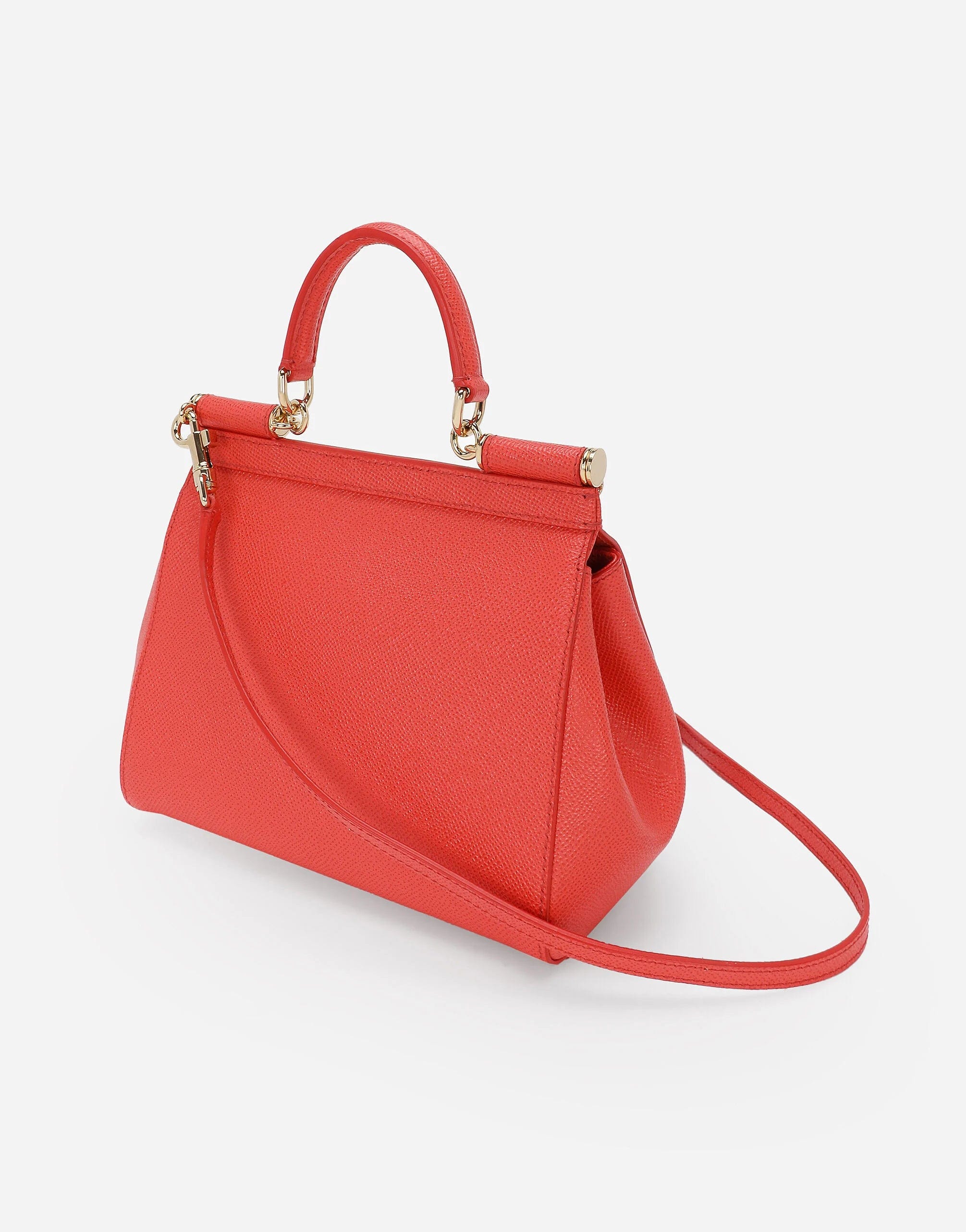 Dolce & Gabbana Medium Sicily Handbag In Red