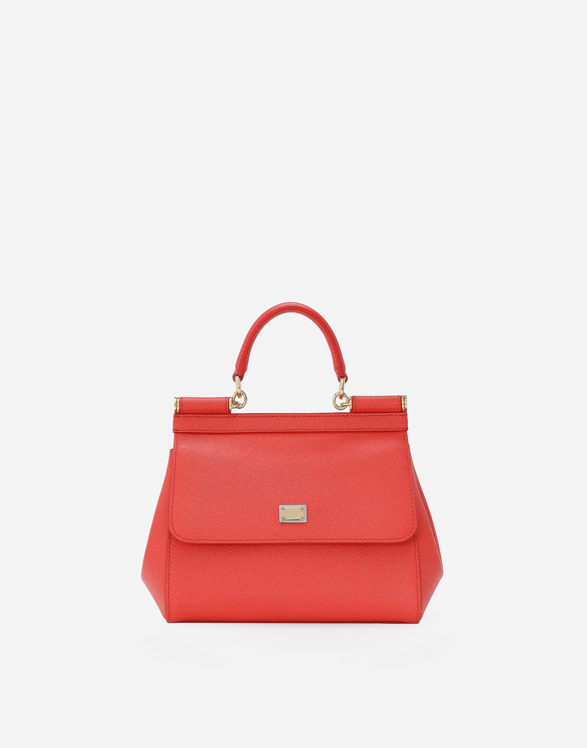 Dolce & Gabbana Medium Sicily Handbag In Red