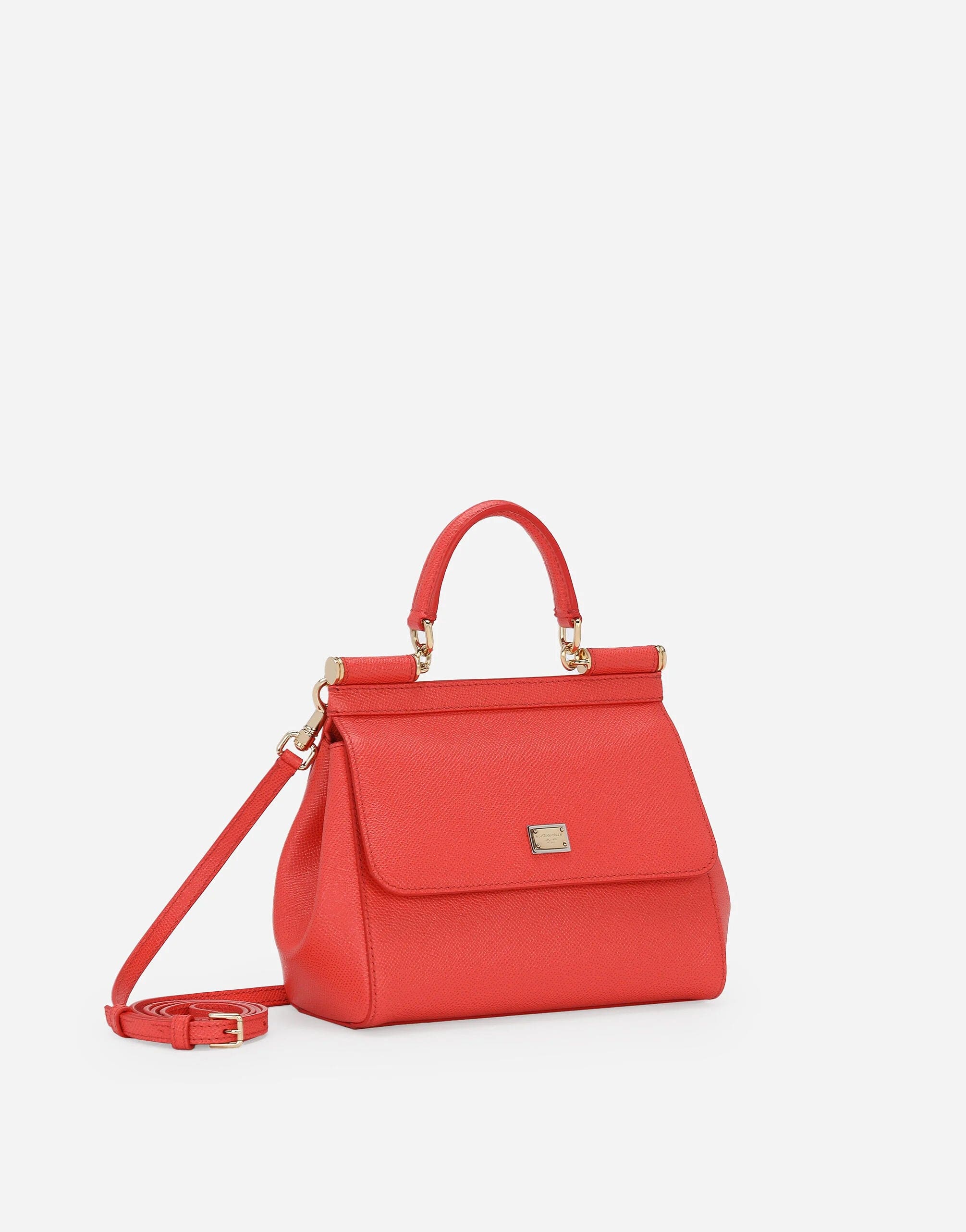 Dolce & Gabbana Medium Sicily Handbag In Red