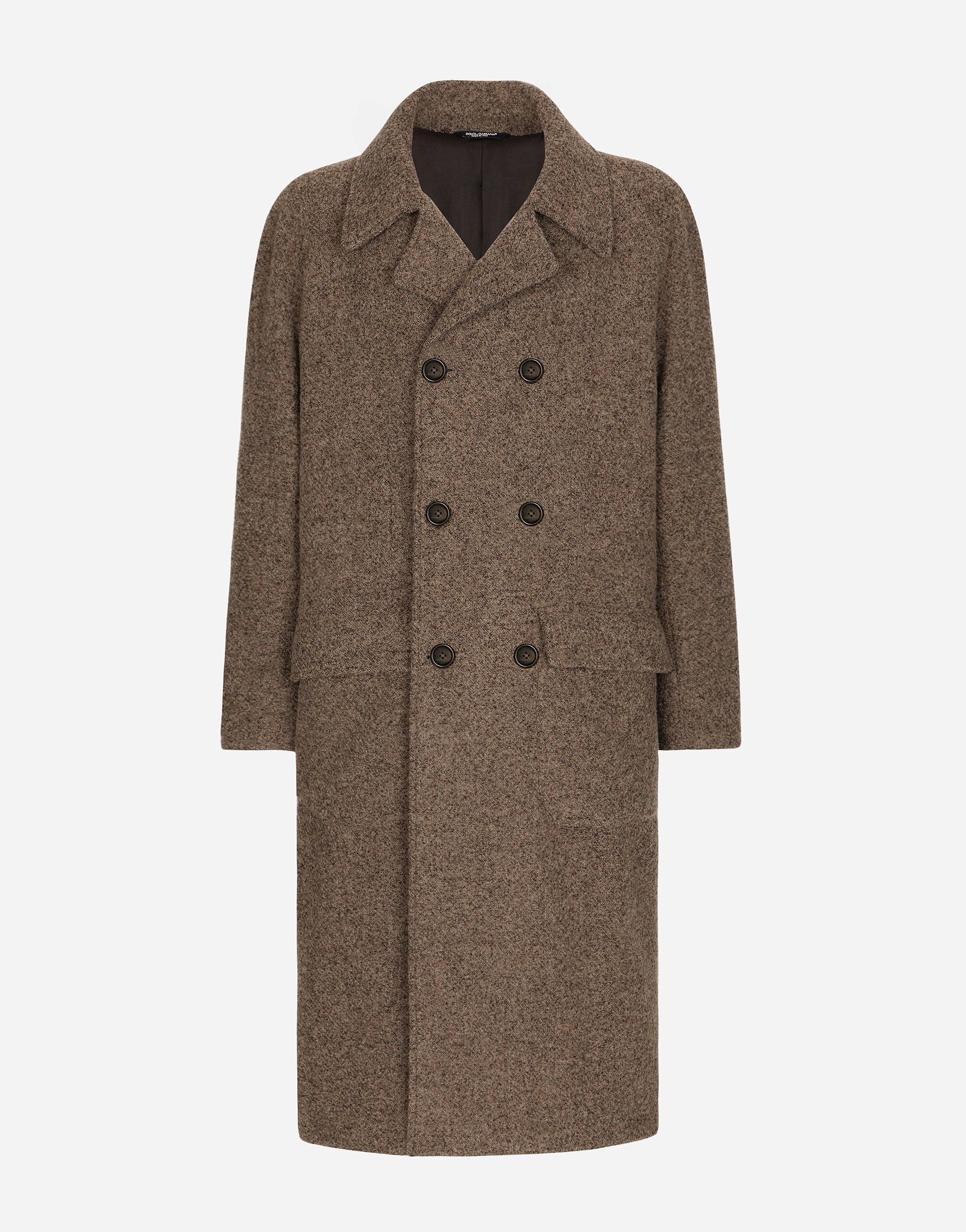 Dolce & Gabbana Mélange Alpaca Wool Coat