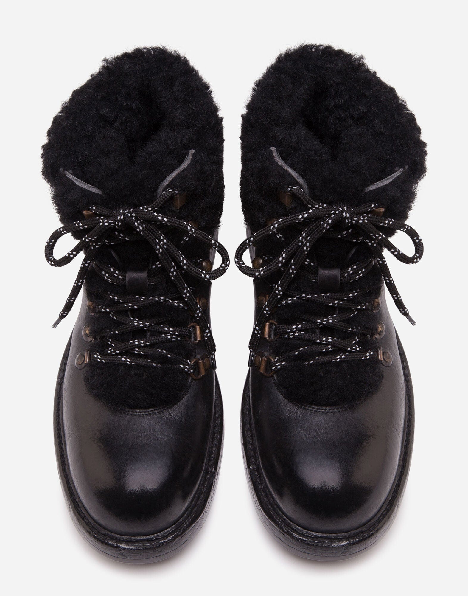 Dolce & Gabbana Merino Wool Hiking Boots