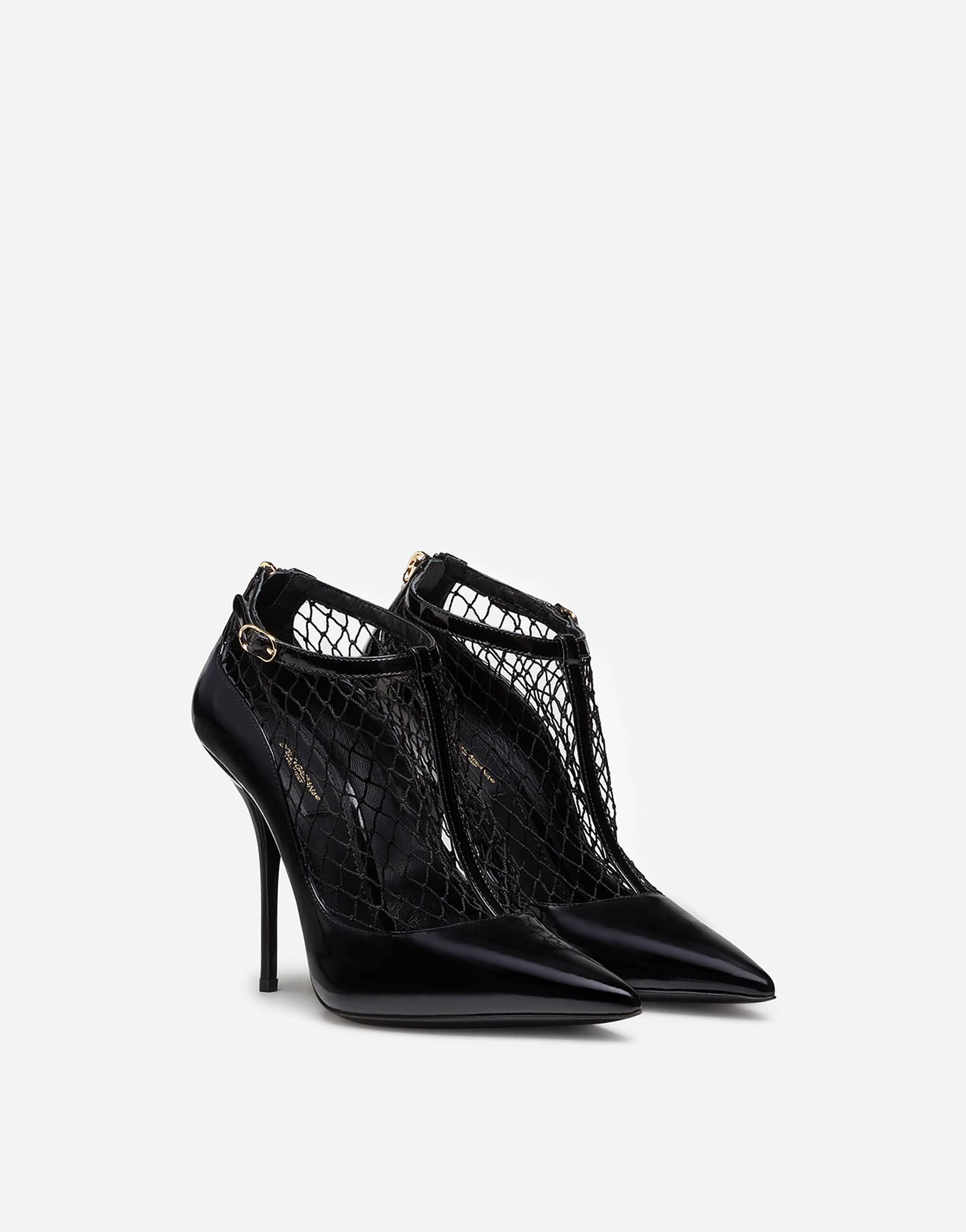 Dolce & Gabbana Mesh T-Strap Pumps