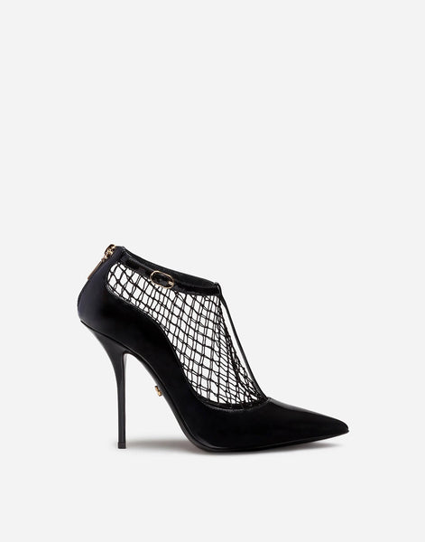 Dolce & Gabbana Mesh T-Strap Pumps | Sendegaro
