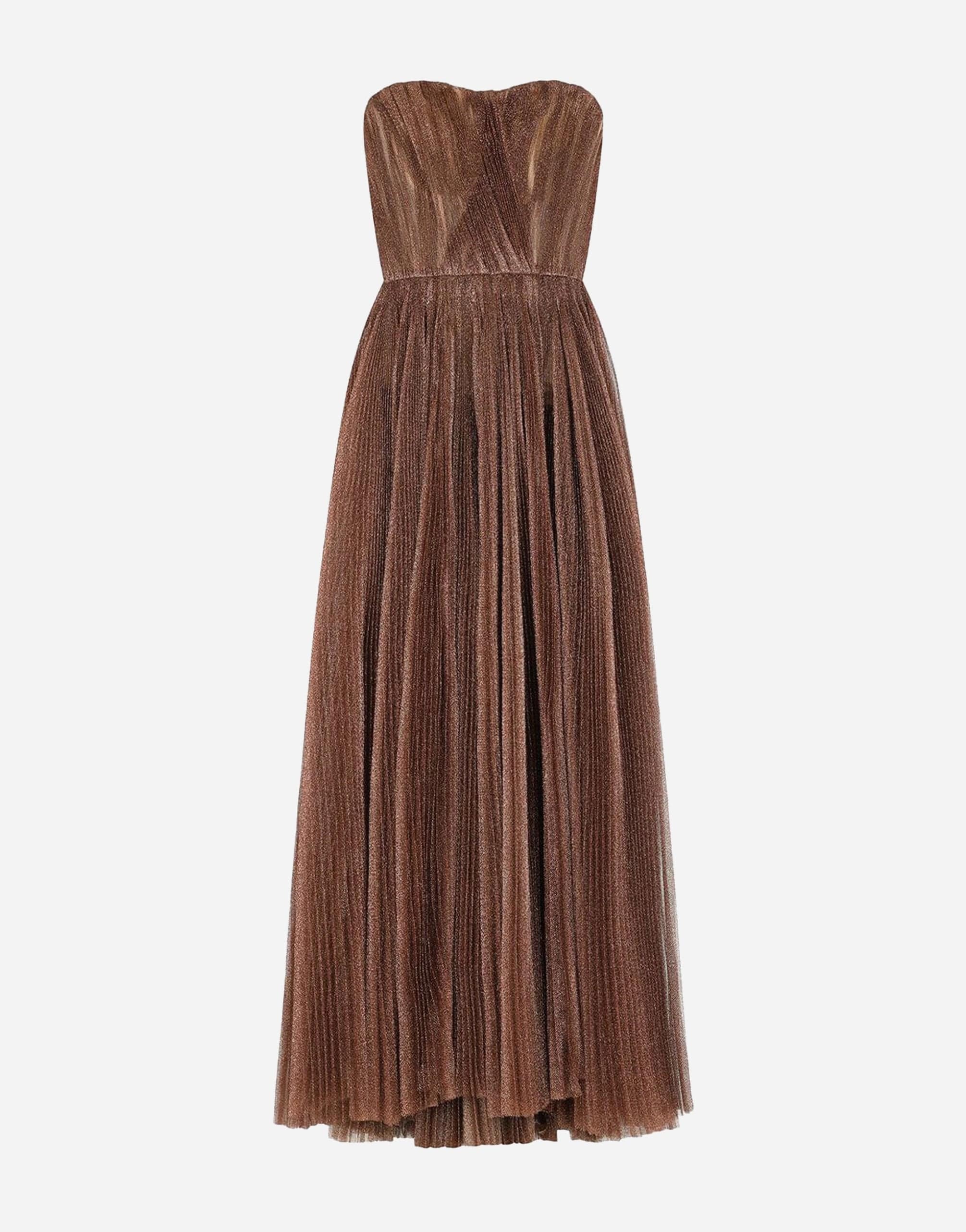 Dolce & Gabbana Metallic-Effect Long Dress