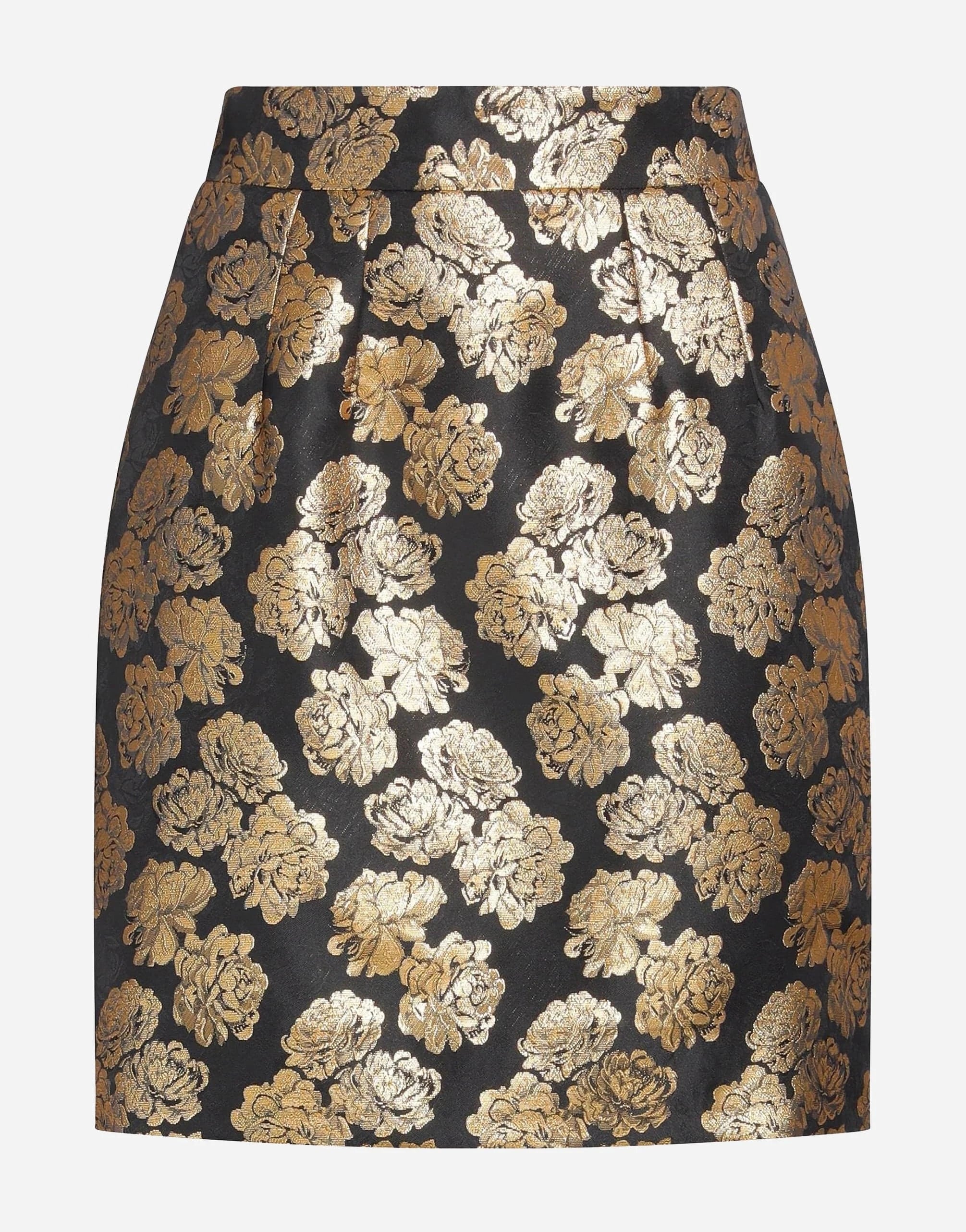 Dolce & Gabbana Metallic Jacquard Mini Skirt