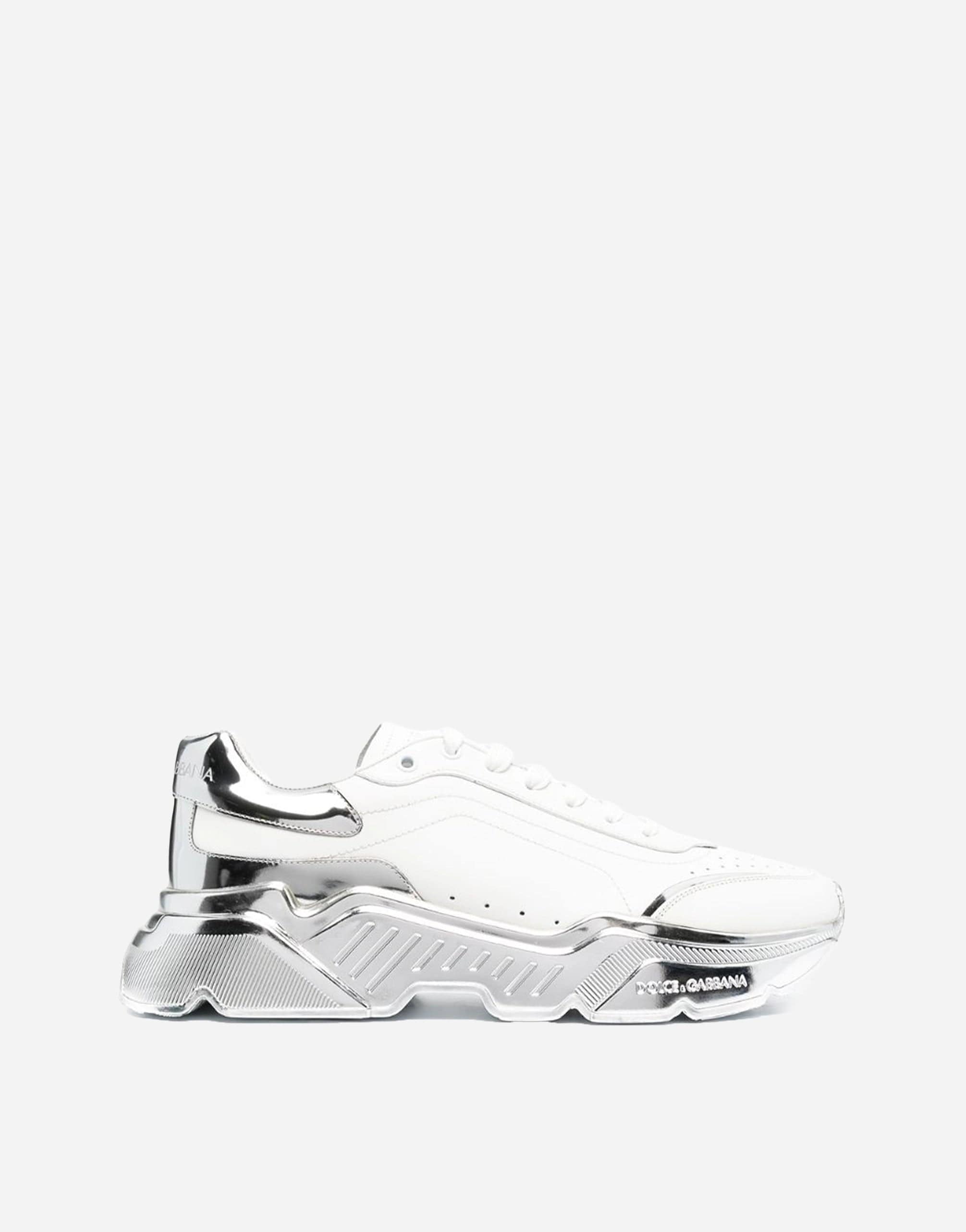 Dolce & Gabbana Metallic-Panel Daymaster Sneakers | Sendegaro