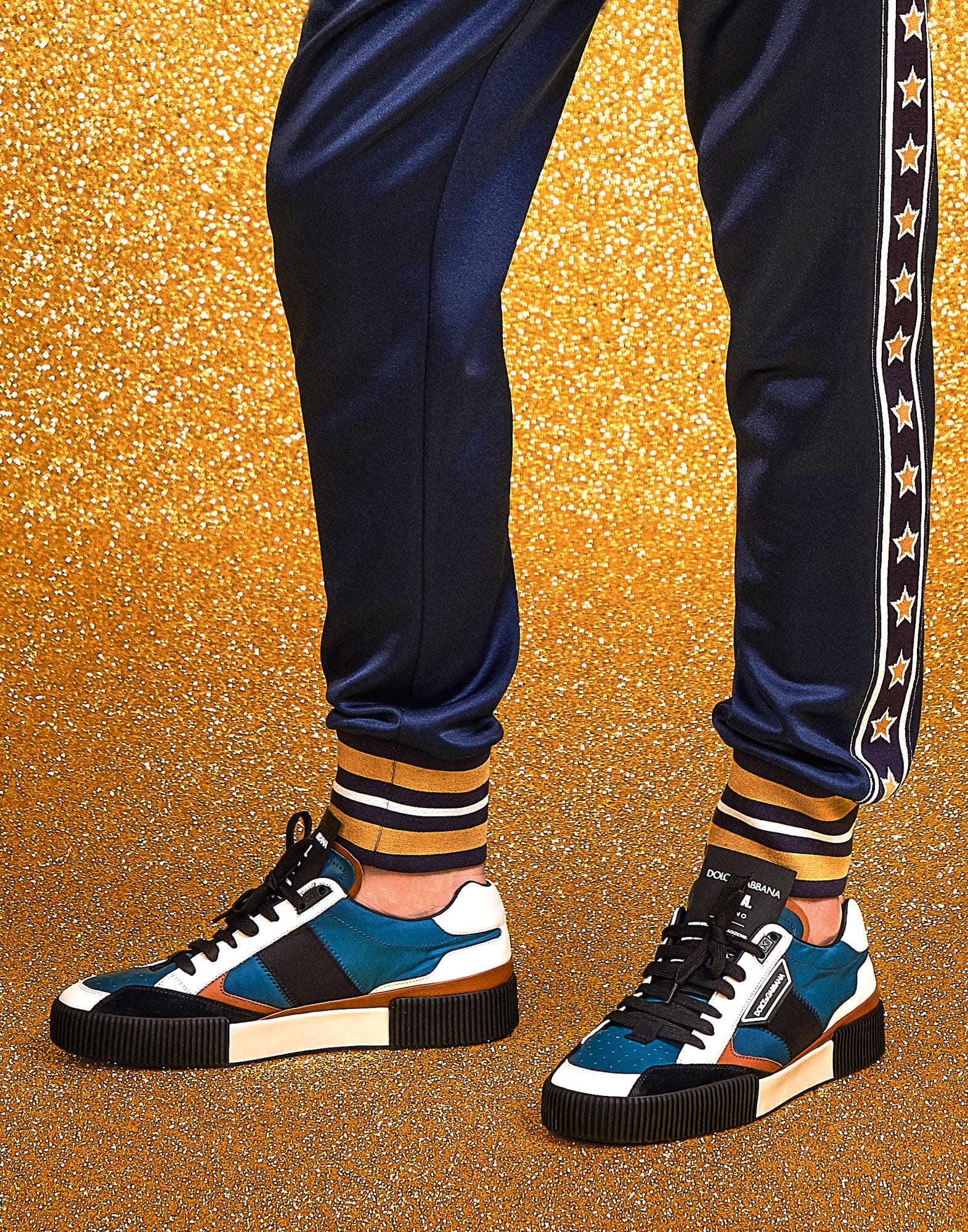 Dolce & Gabbana Dolce & Gabbana Miami Mixed-Material Sneakers