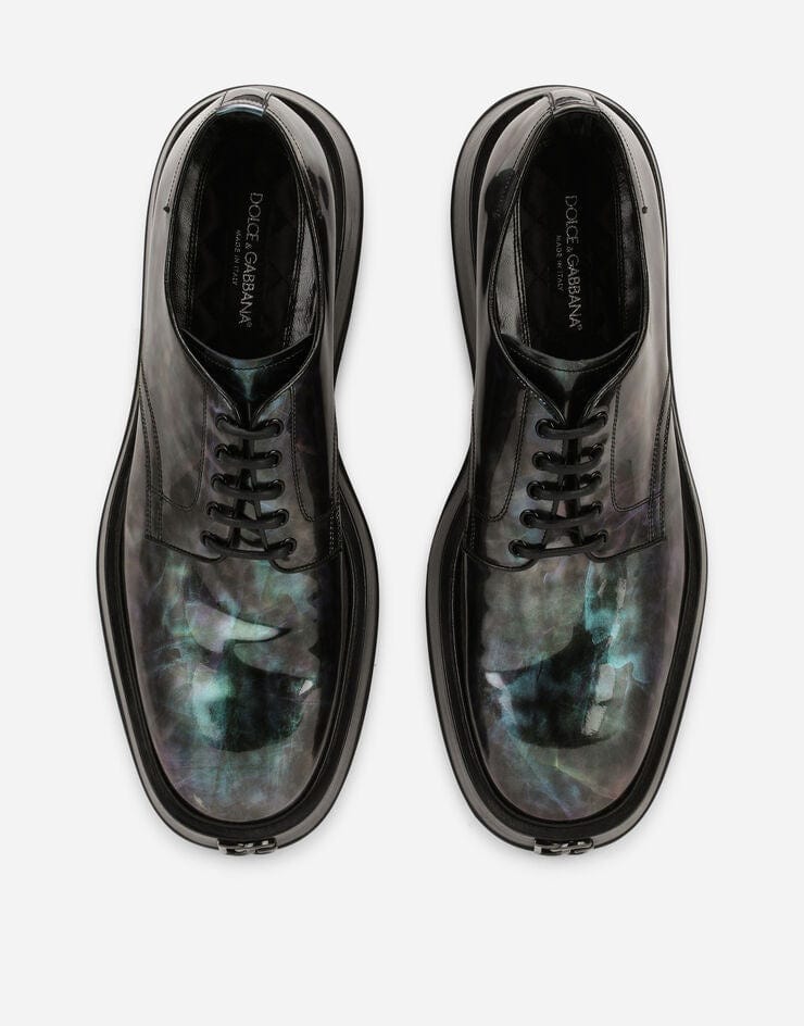 Dolce & Gabbana Michelangelo Patent Leather Derby Shoes