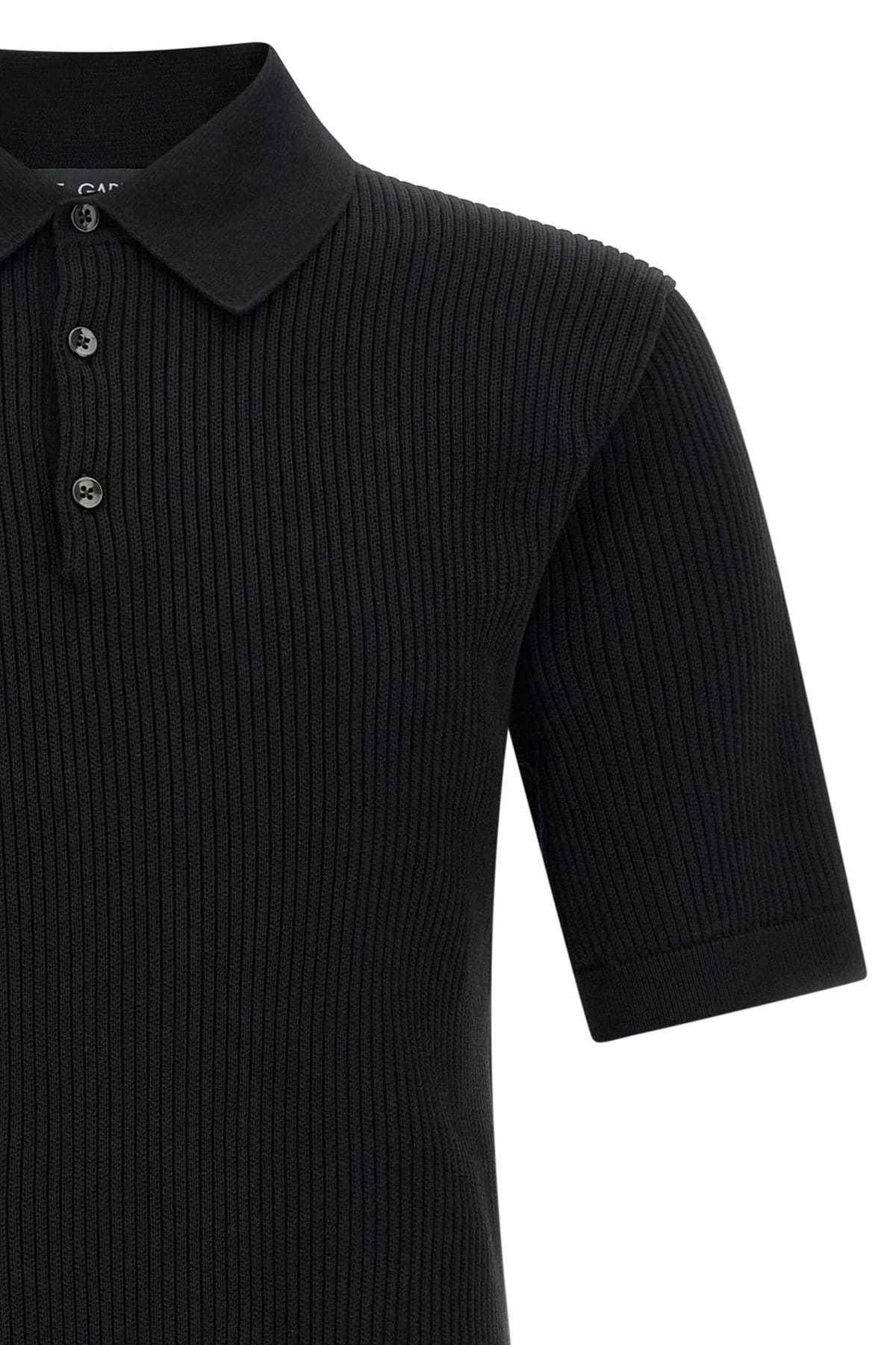 Dolce & Gabbana Dolce & Gabbana Micro-Ribbed Polo Shirt