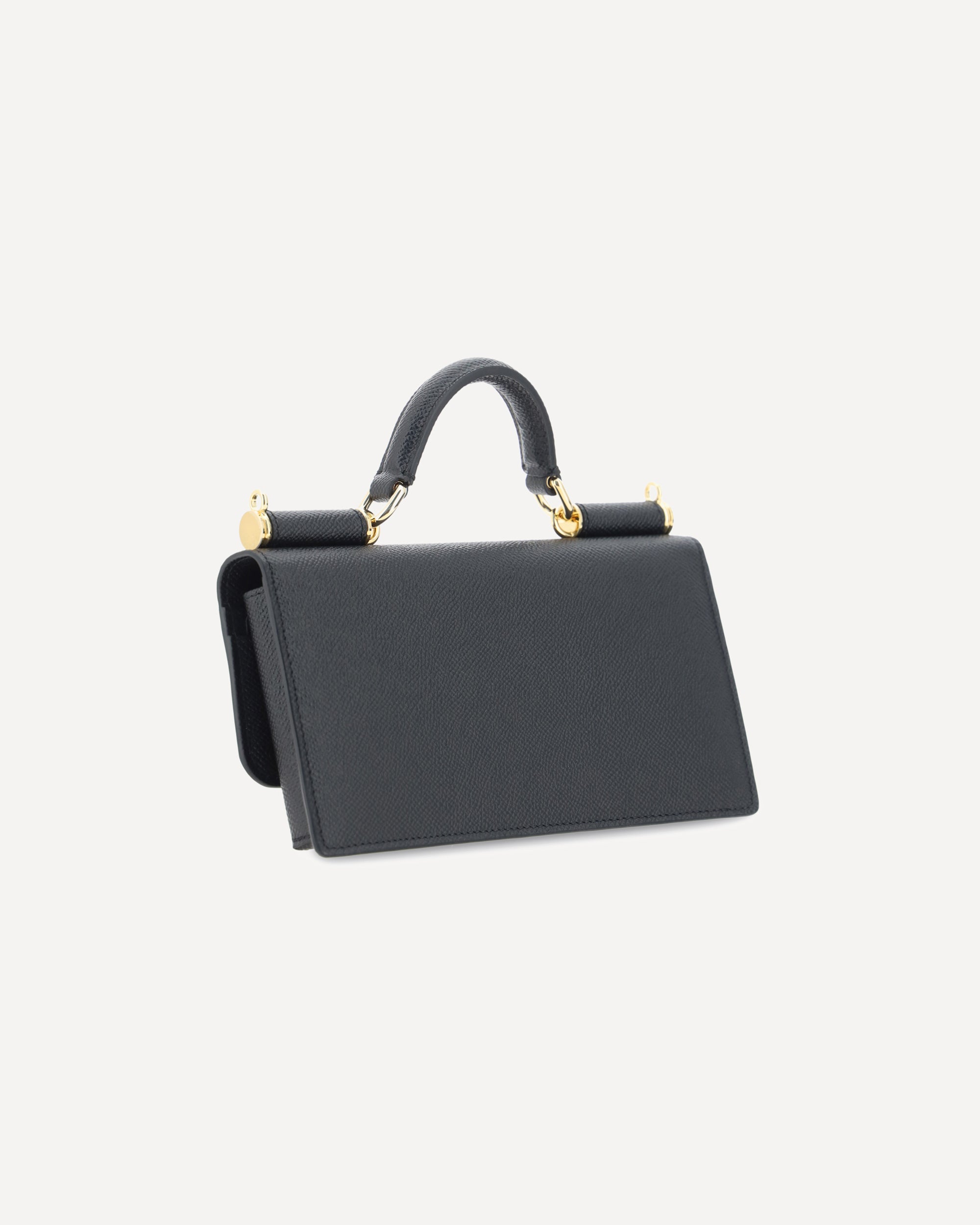 Dolce & Gabbana マイクロ シチリア レザー ショルダーバッグ
