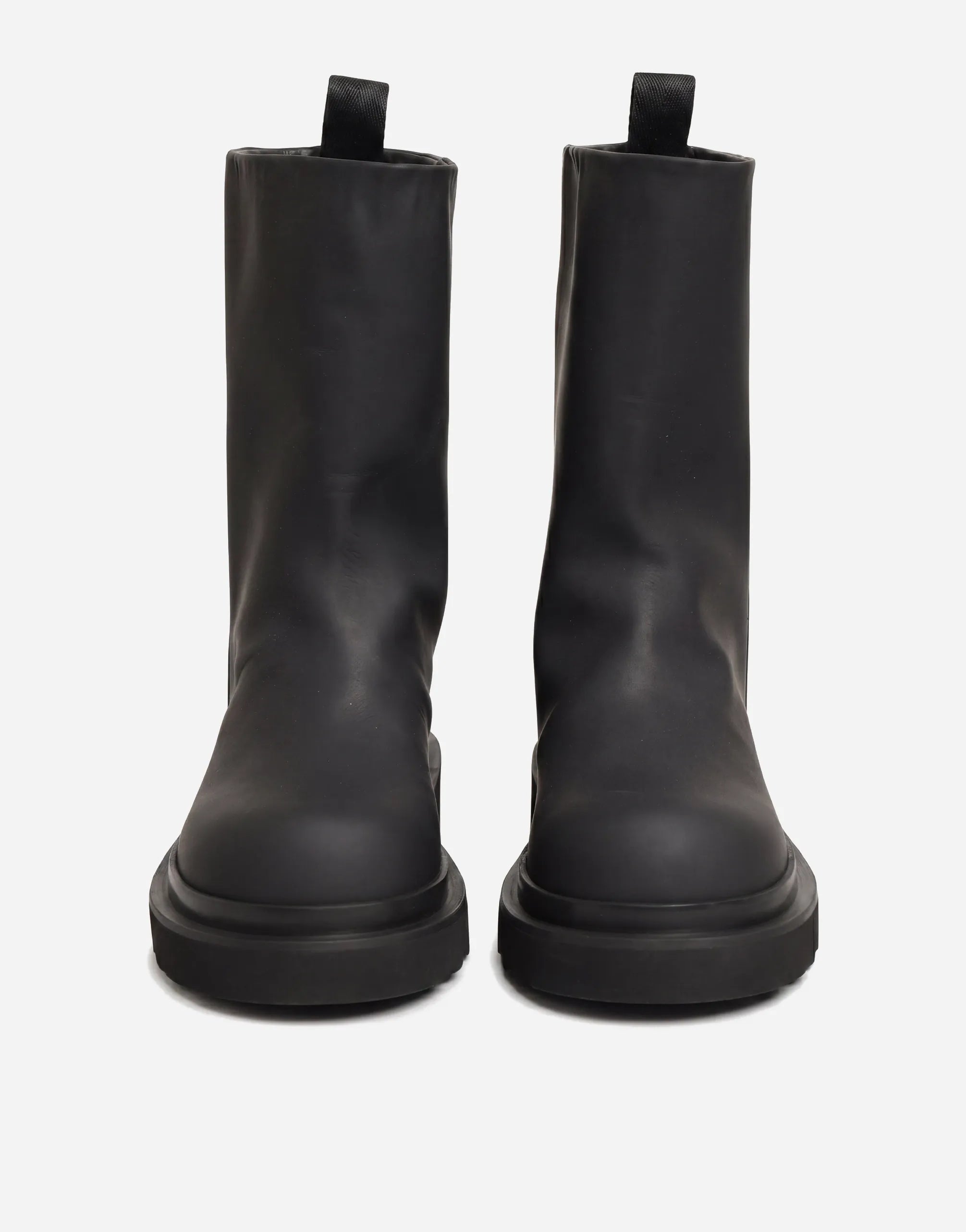 Dolce & Gabbana Dolce & Gabbana Mid-Calf Leather Lug Sole Boots