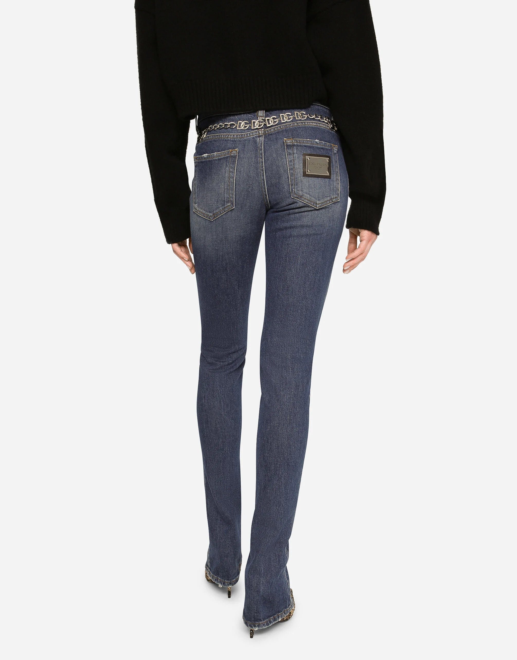 Dolce & Gabbana Mid-Rise Slim-Cut Jeans