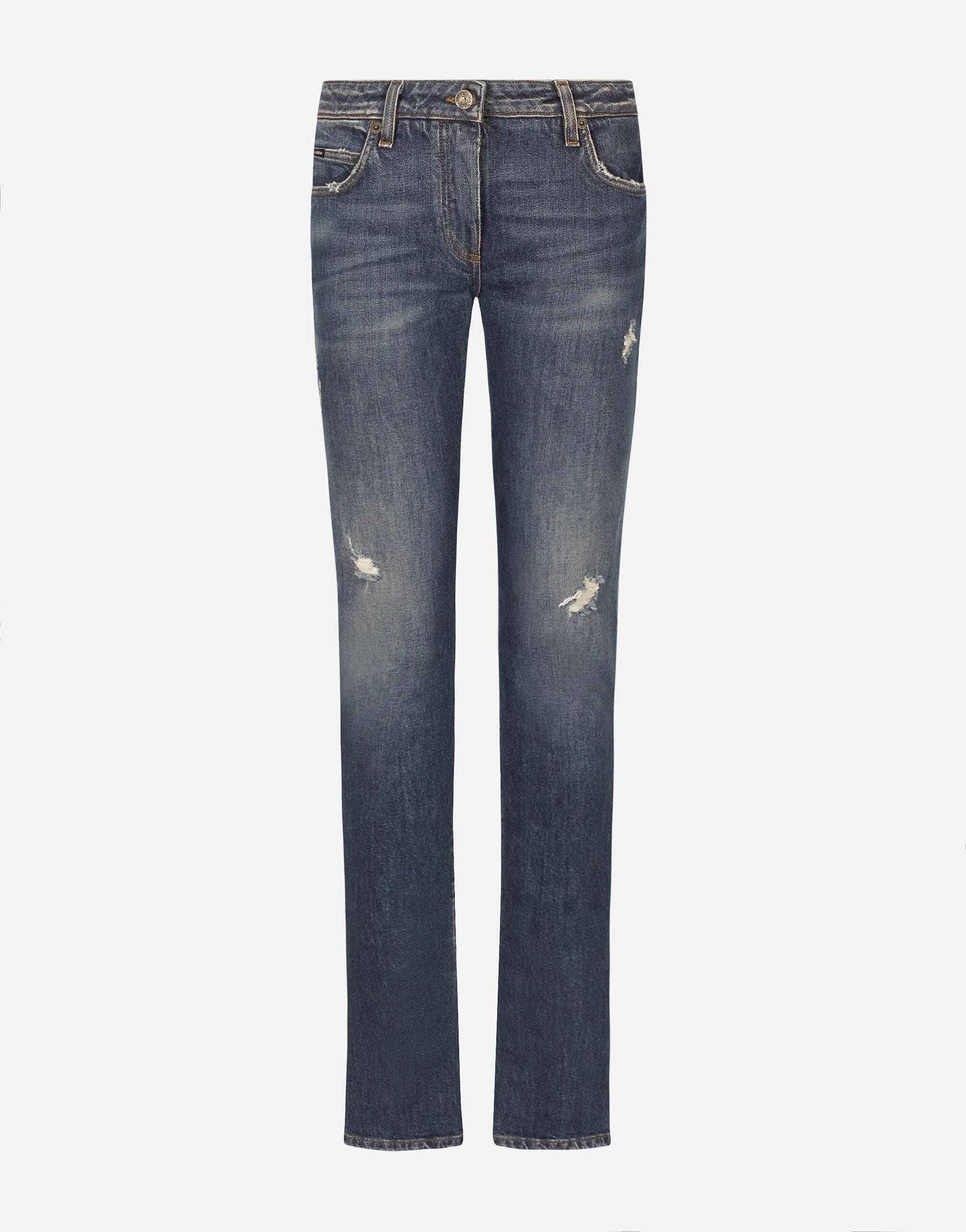 Dolce & Gabbana Mid-Rise Slim-Cut Jeans