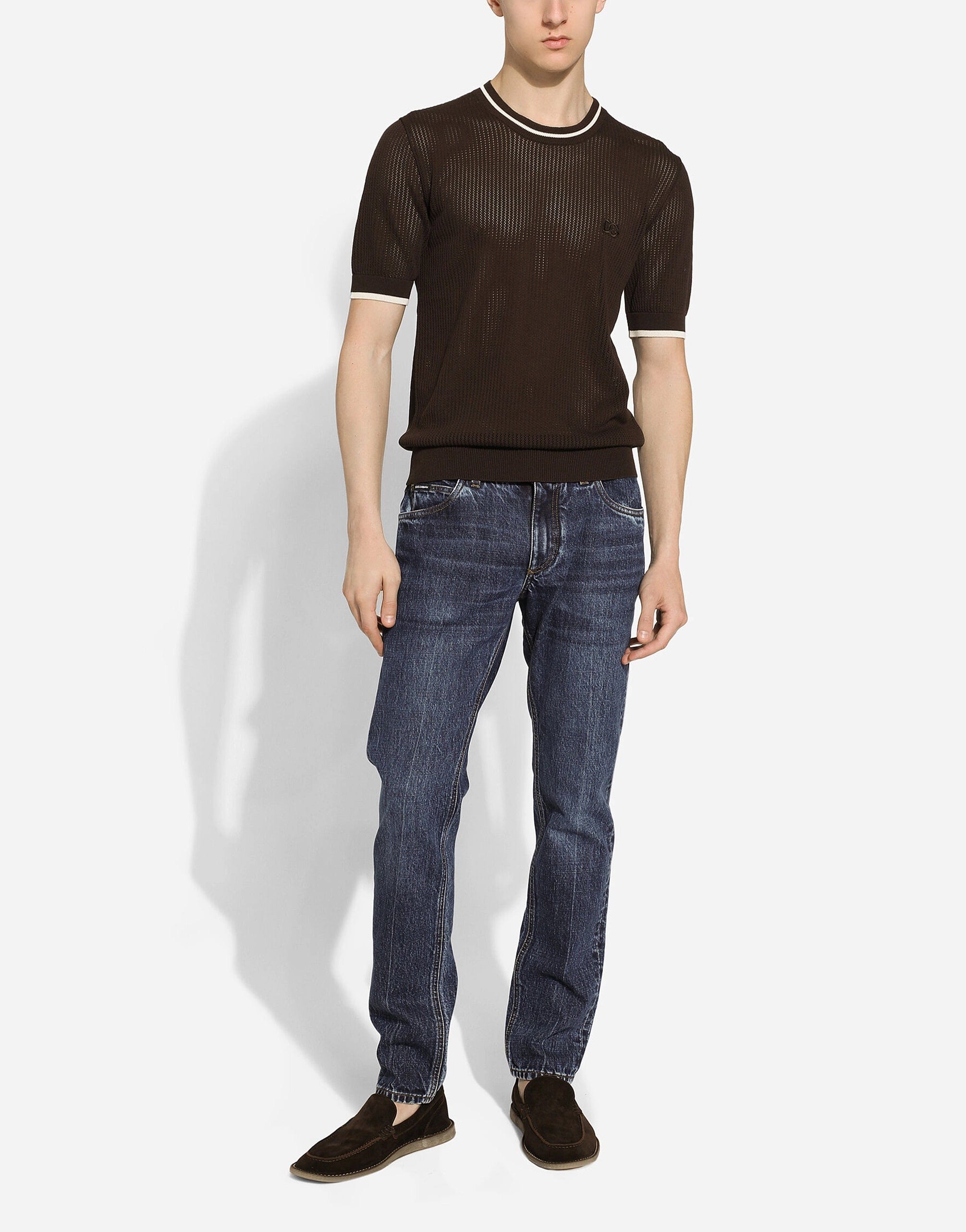 Dolce & Gabbana Mid-Rise Slim-Cut Jeans