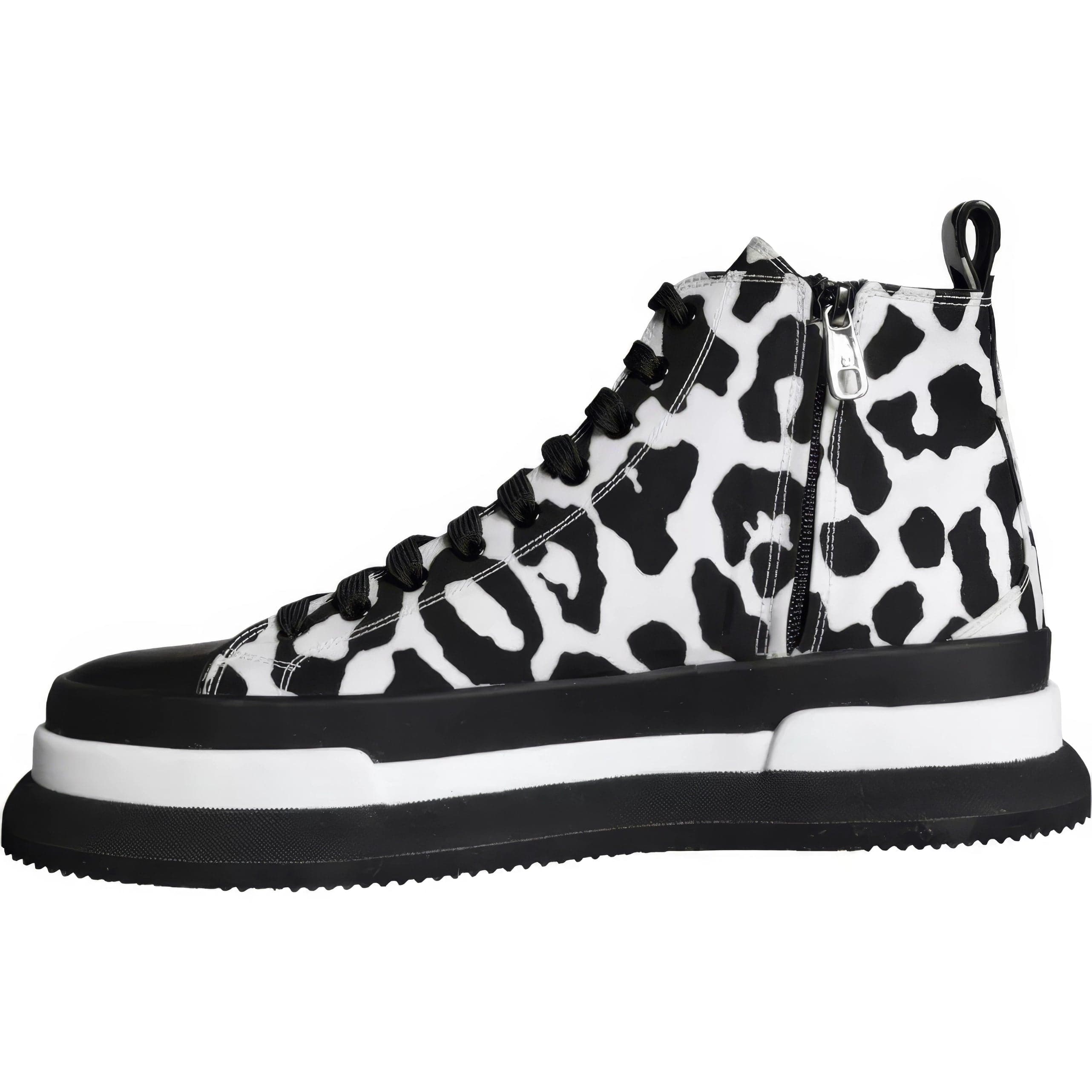 Dolce & Gabbana Mid-Top Leopard-Print Sneakers