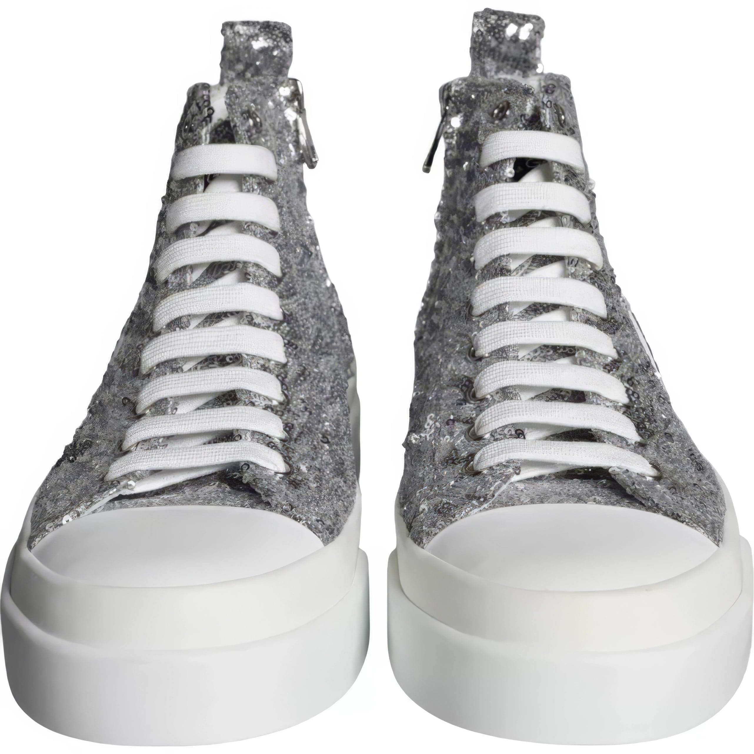 Dolce & Gabbana Mid-Top Sequined Portofino Sneakers