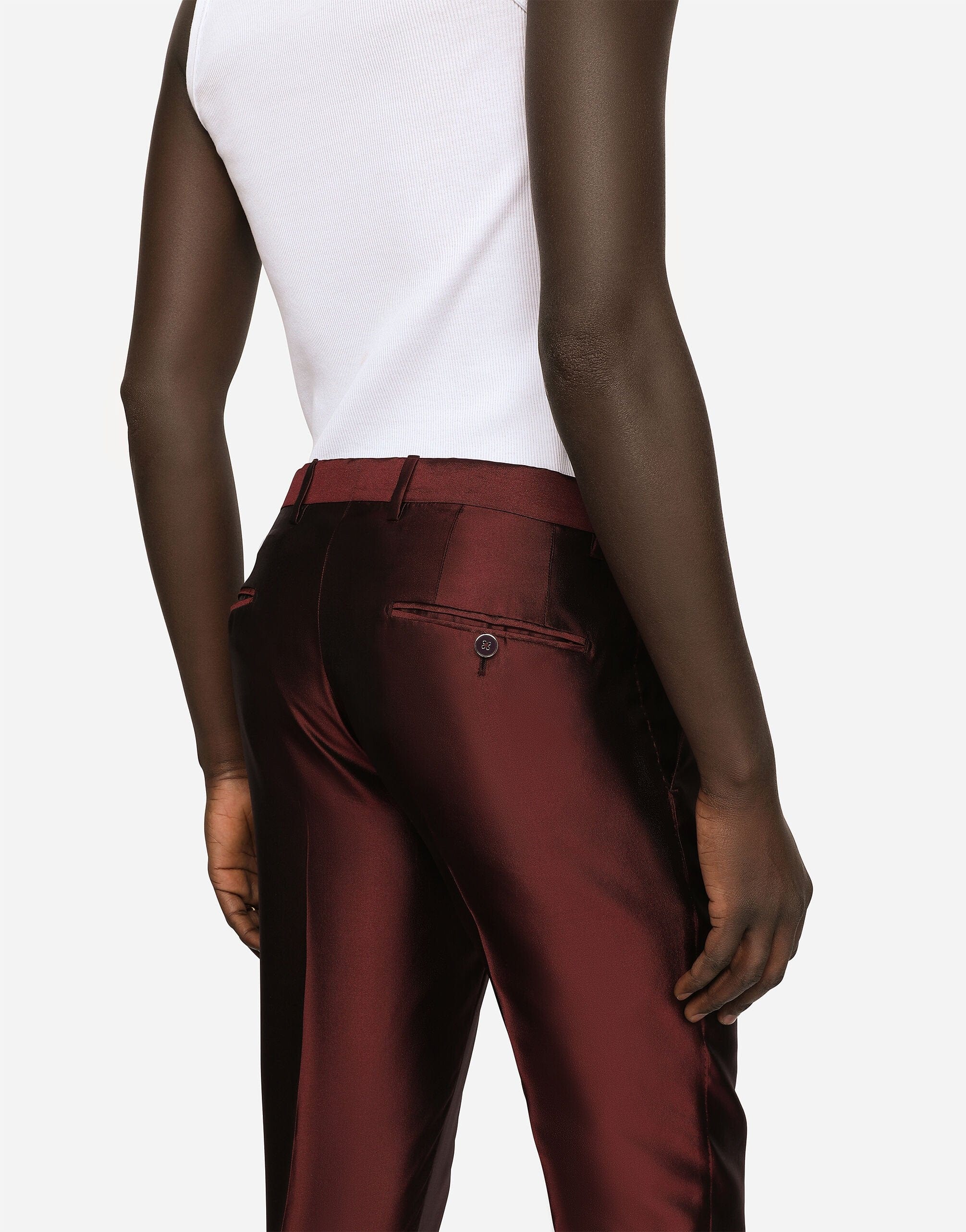 Dolce & Gabbana ミカドシルクシチリアフィットスーツ | Sendegaro US