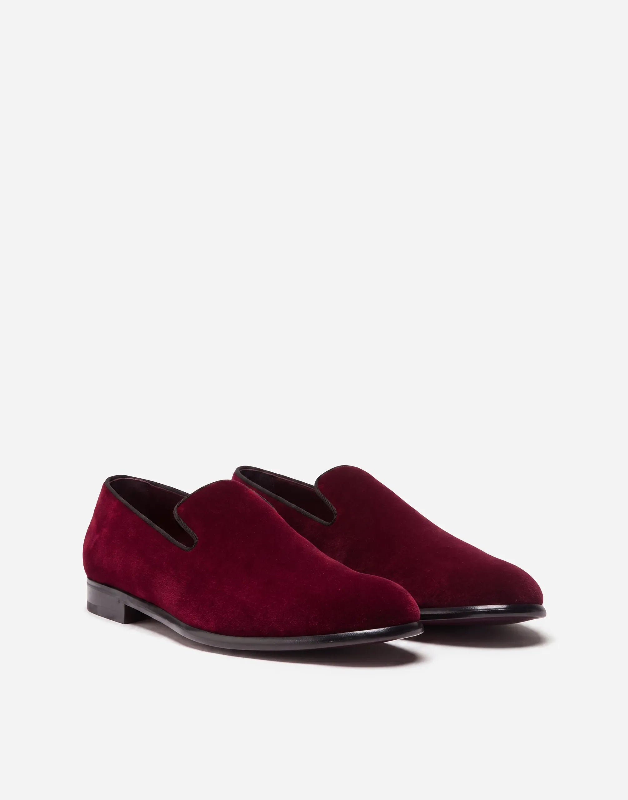 Dolce & Gabbana Dolce & Gabbana Milano Velvet Slip-On Loafers