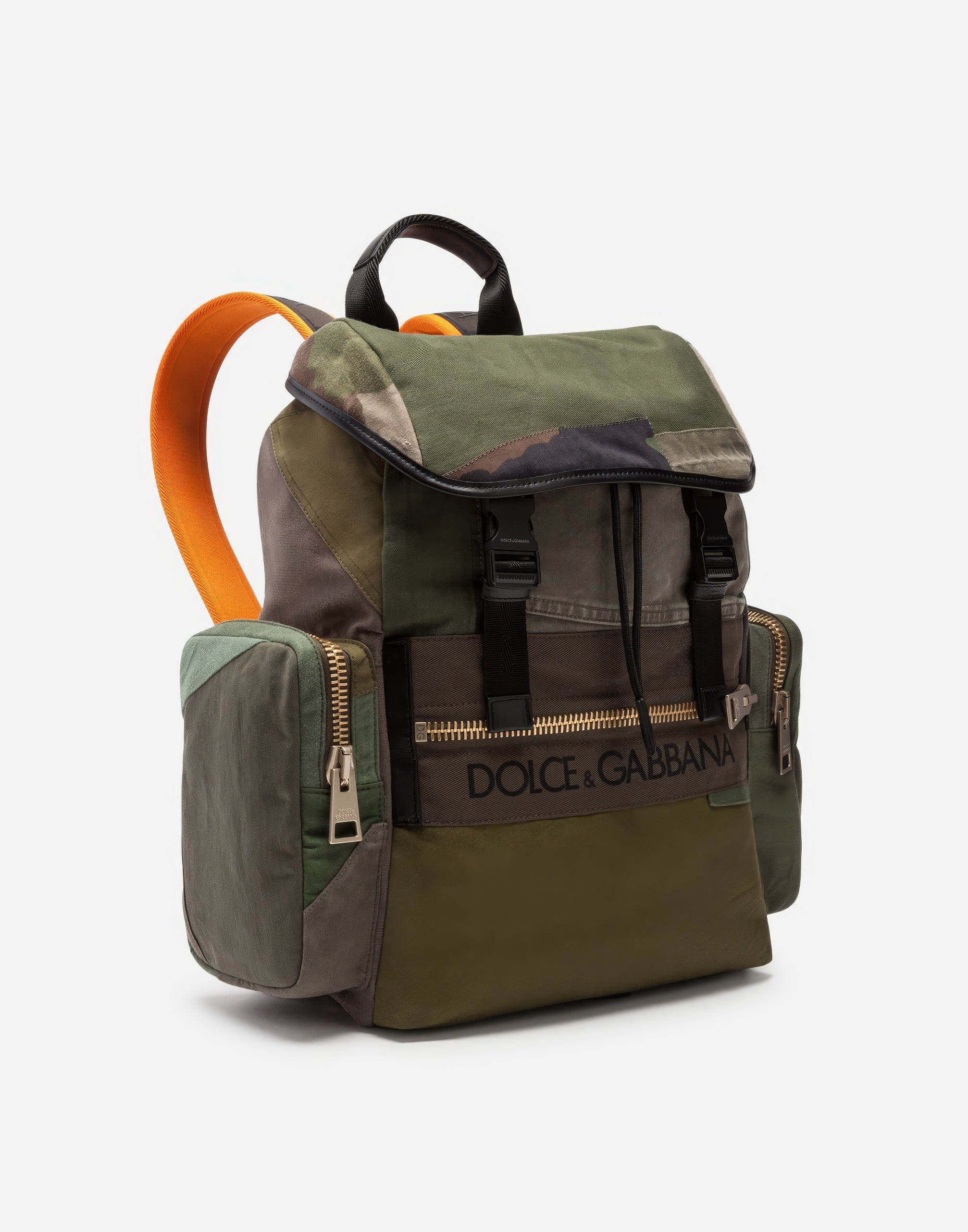 Dolce & Gabbana Military Backpack In Canvas