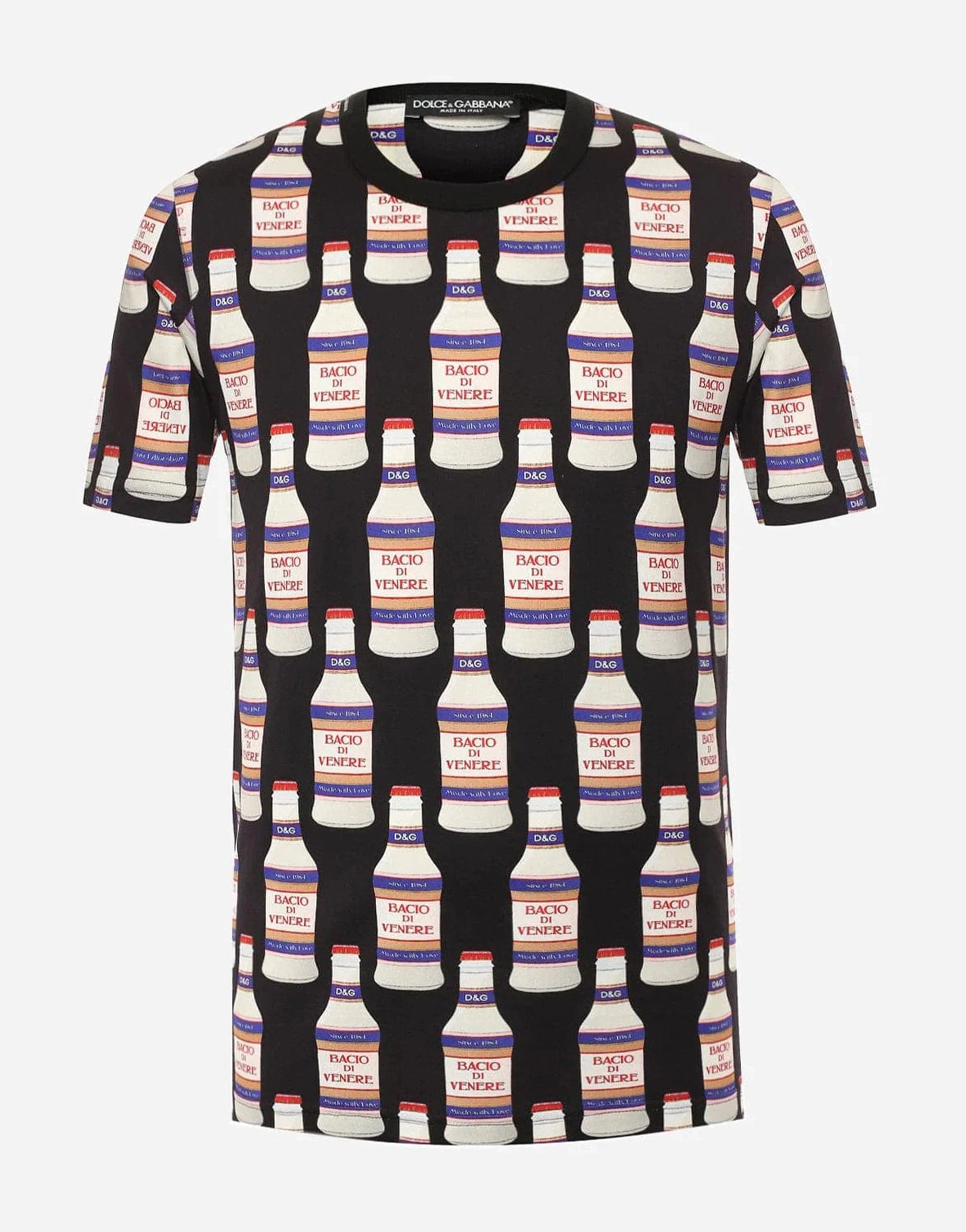 Dolce & Gabbana Milk Bottle Print T-Shirt