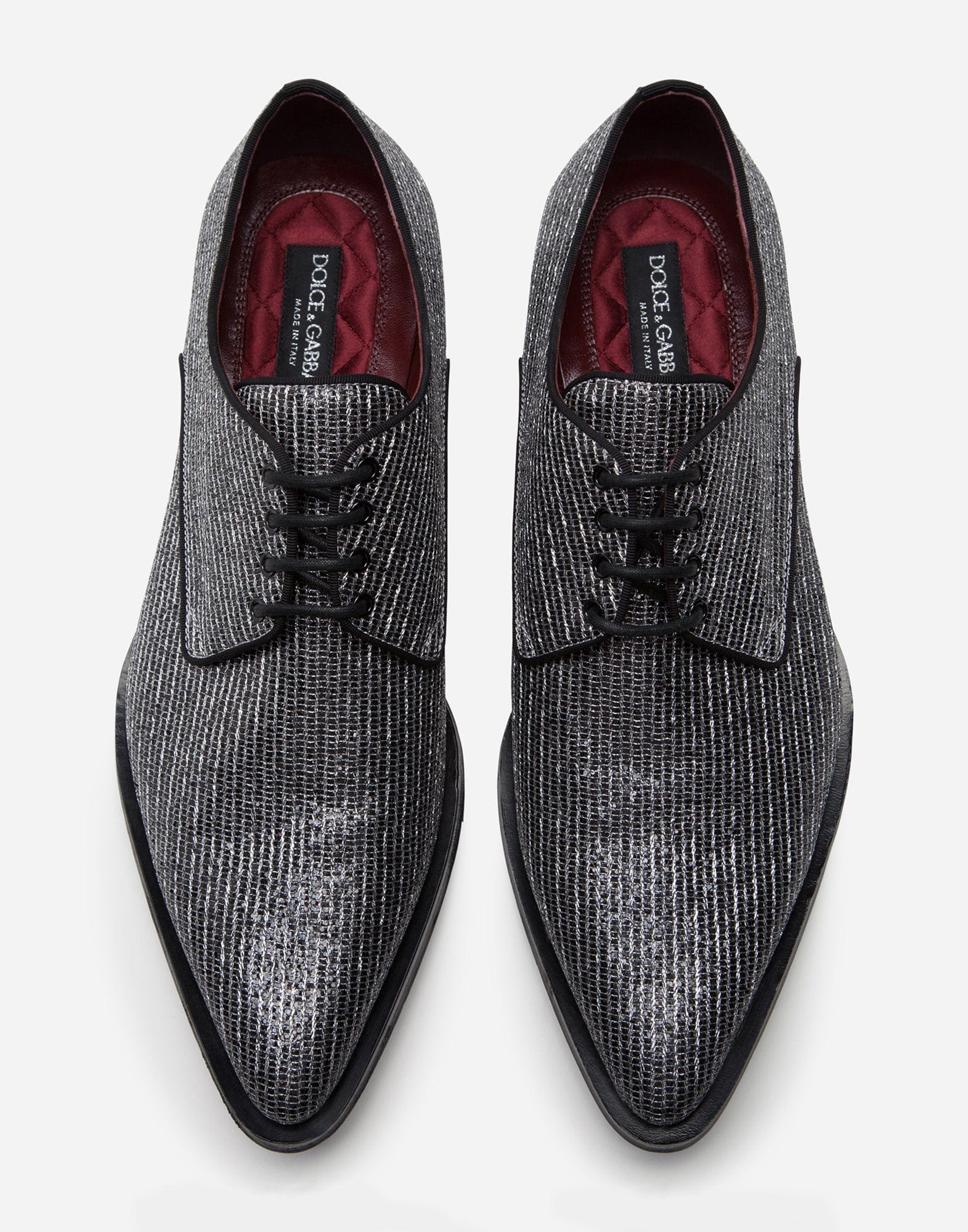 Dolce & Gabbana Millennials Metallic Derby Shoes