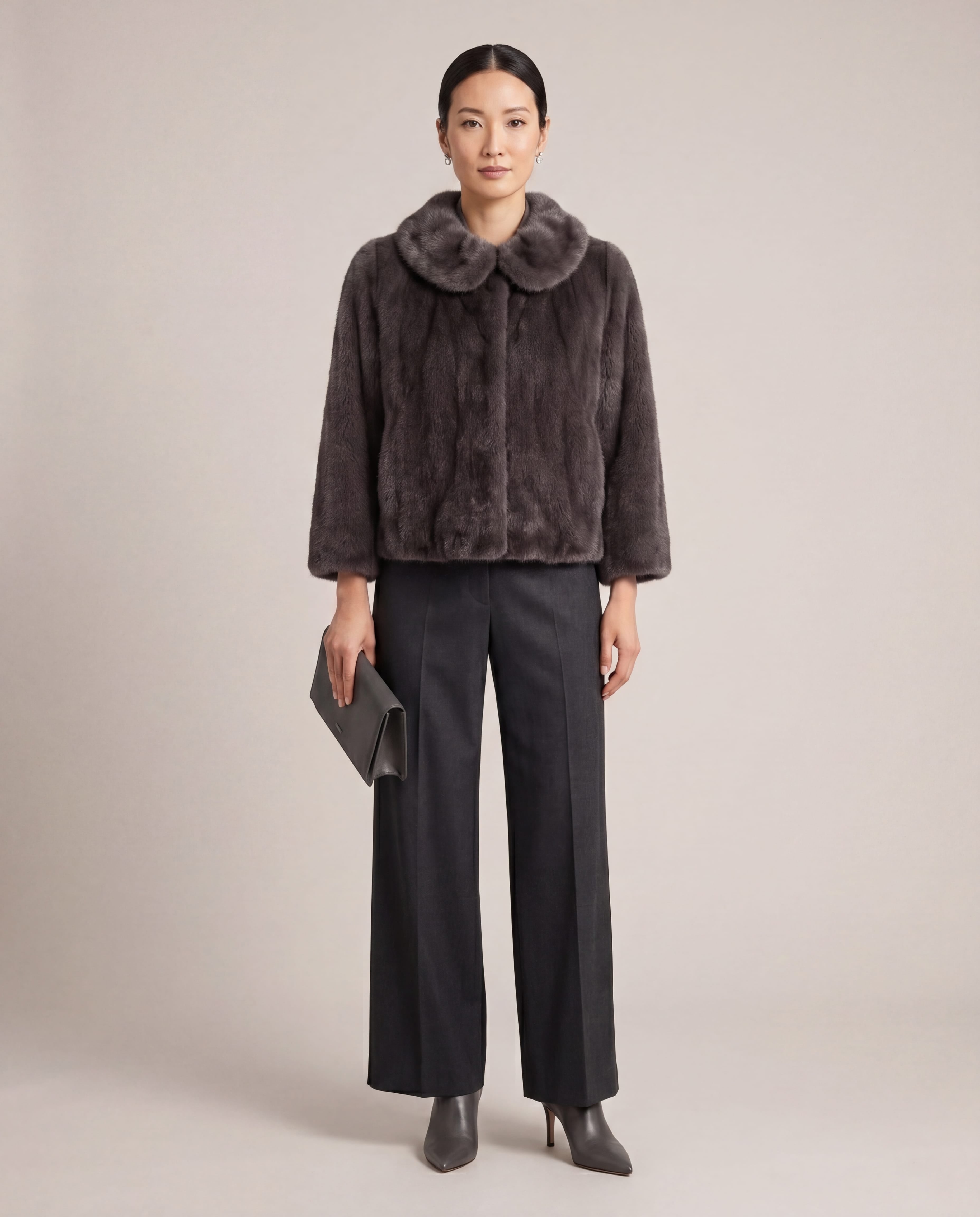 Dolce & Gabbana Mink Fur Cashmere Jacket - alternate view