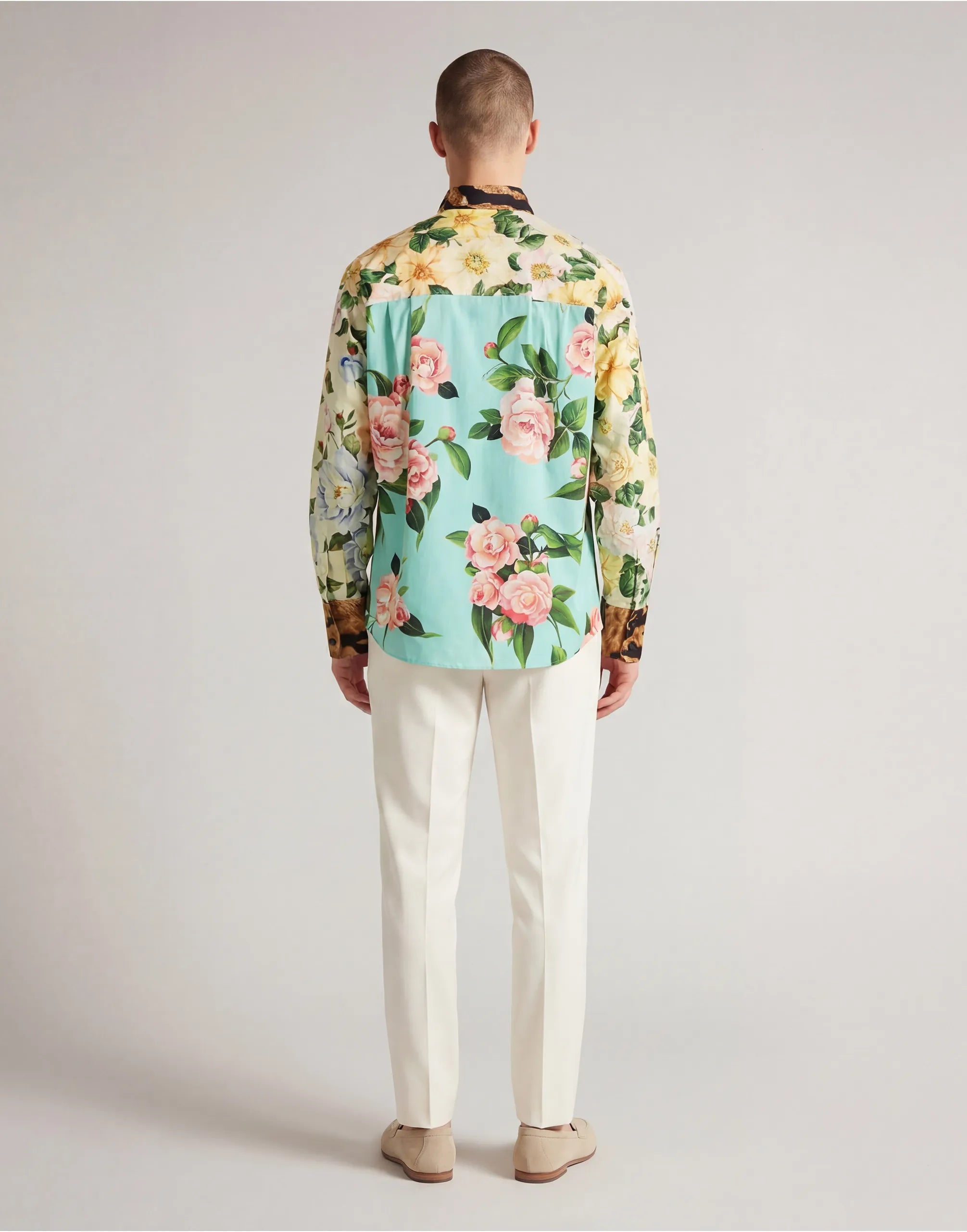 Dolce & Gabbana Mixed Floral Patchwork Shirt