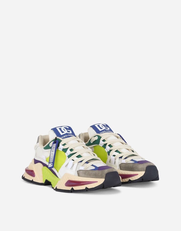 Dolce & Gabbana Mixed-Material Air Master Sneakers