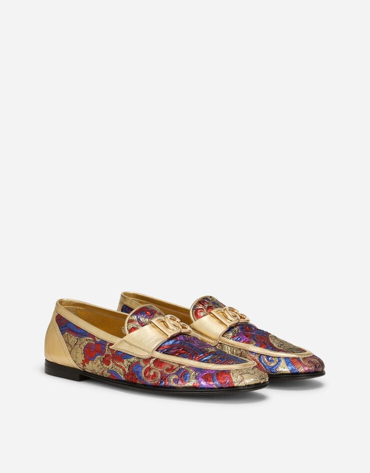 Dolce & Gabbana Mixed-material Ariosto slippers