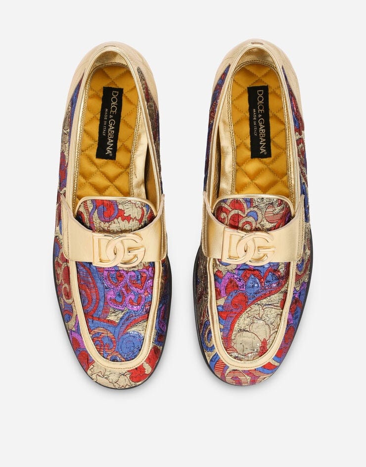Dolce & Gabbana Mixed-material Ariosto slippers