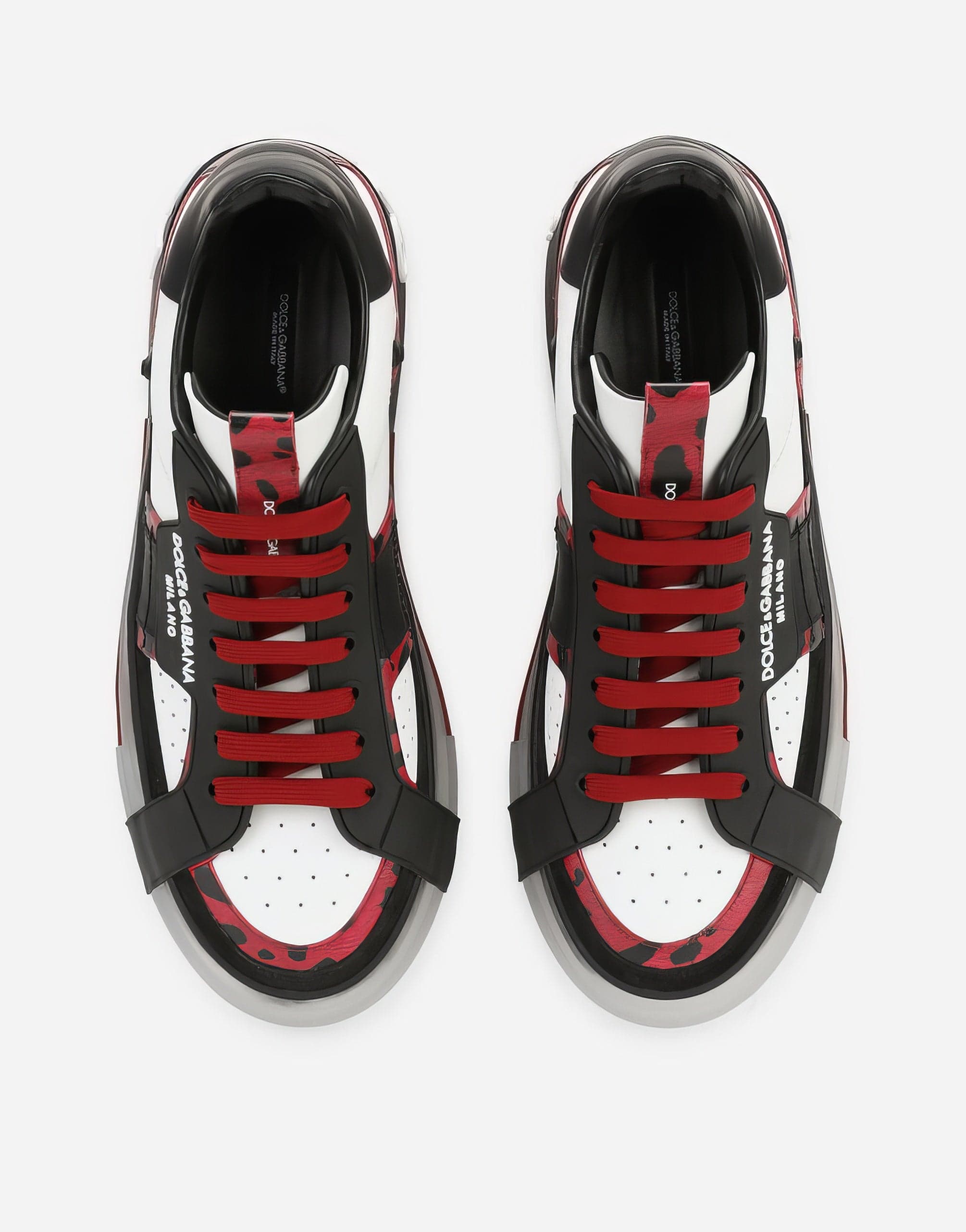 Dolce & Gabbana Mixed-Material Custom 2.Zero Sneakers
