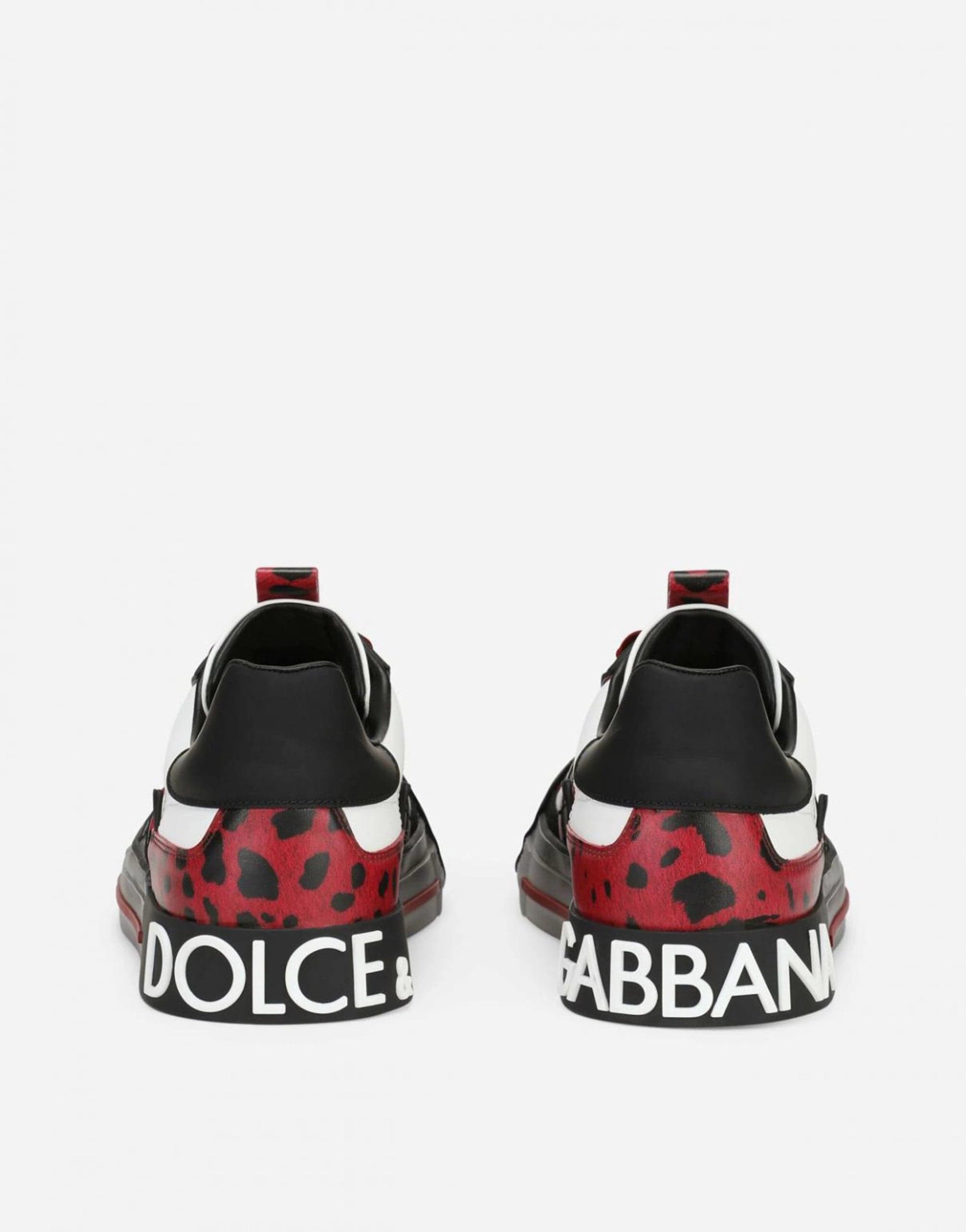 Dolce & Gabbana Mixed-Material Custom 2.Zero Sneakers Multicolor