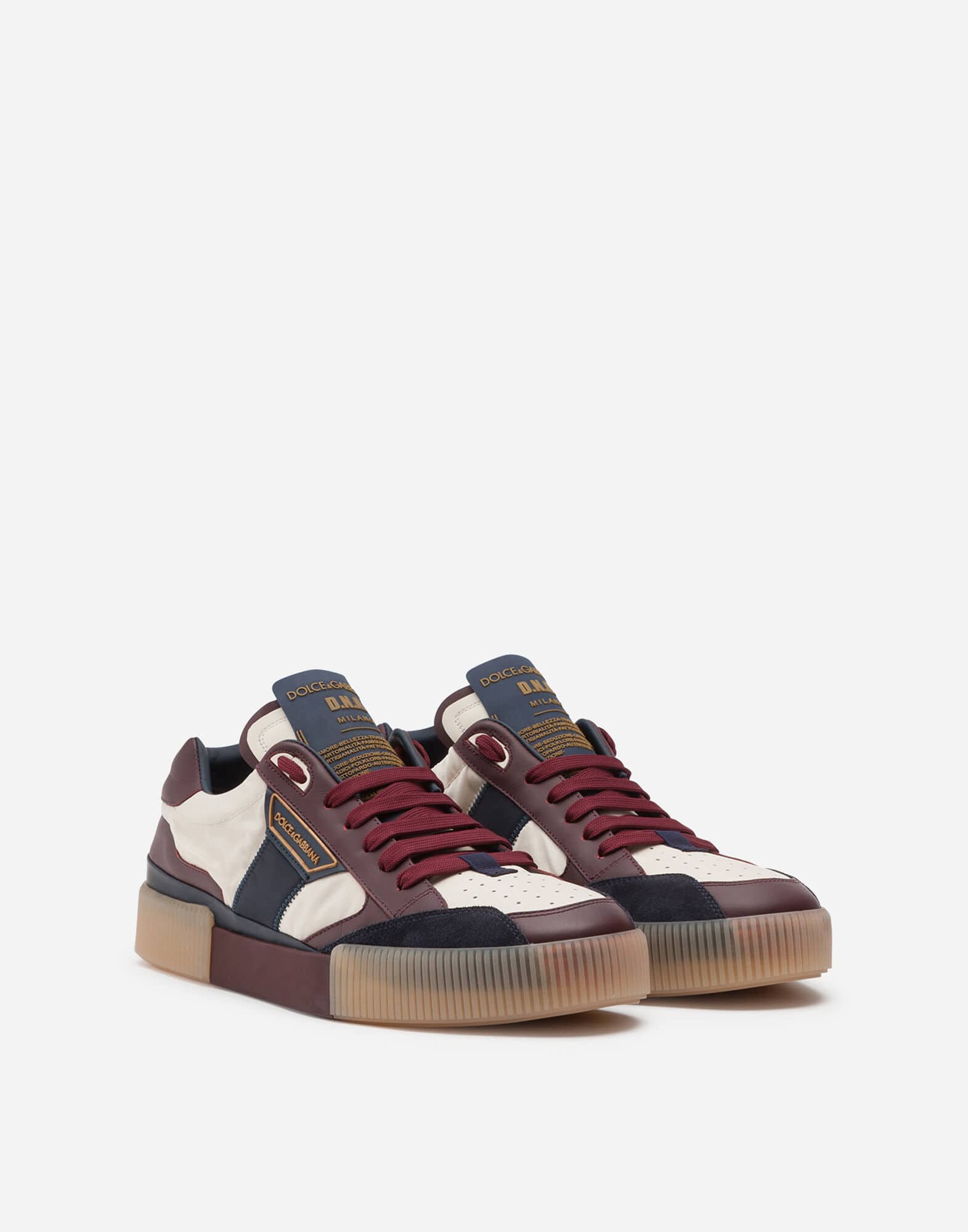 Dolce & Gabbana Dolce & Gabbana Mixed-Material D.N.A Miami Sneakers