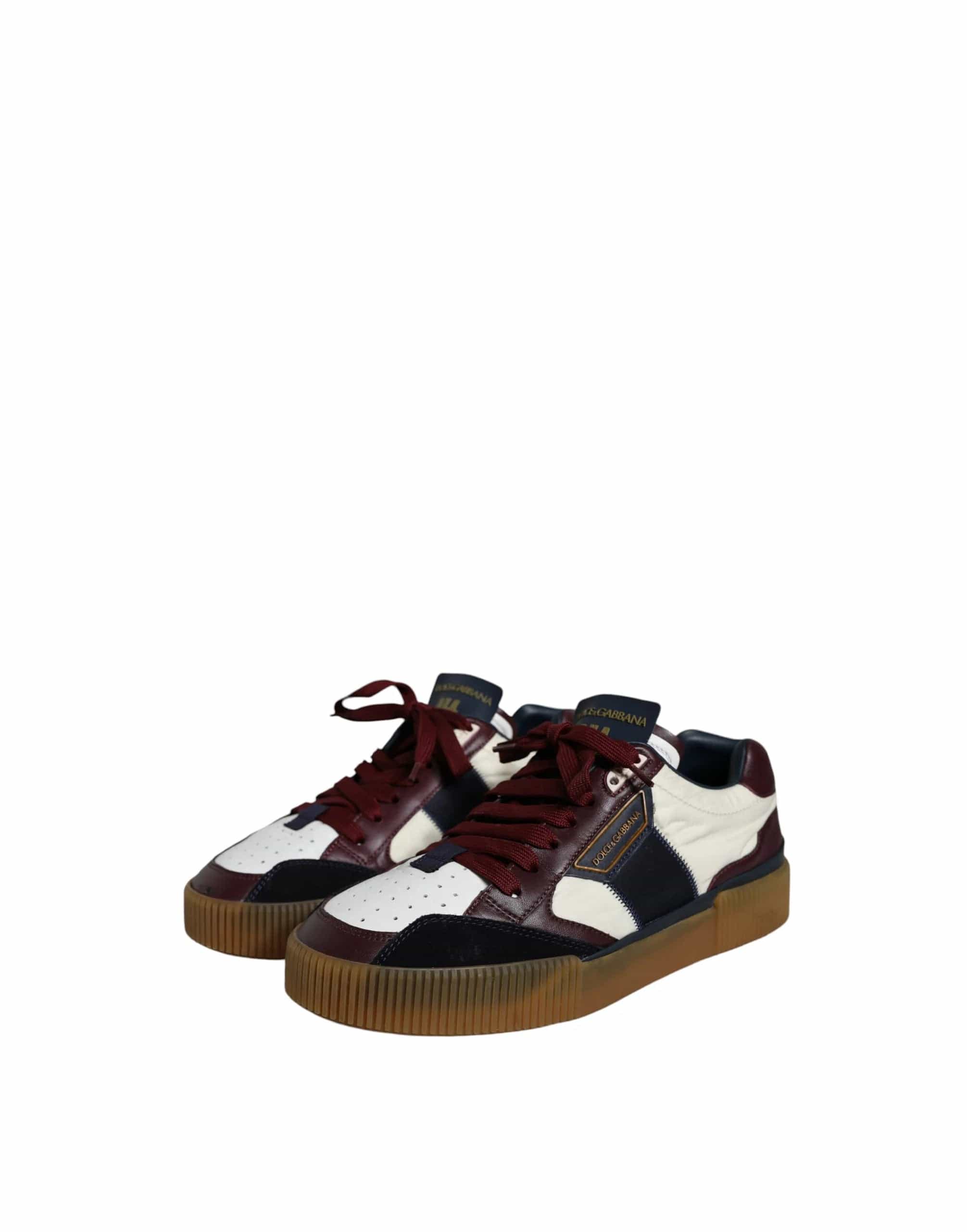 Dolce & Gabbana Mixed-Material Miami Sneakers