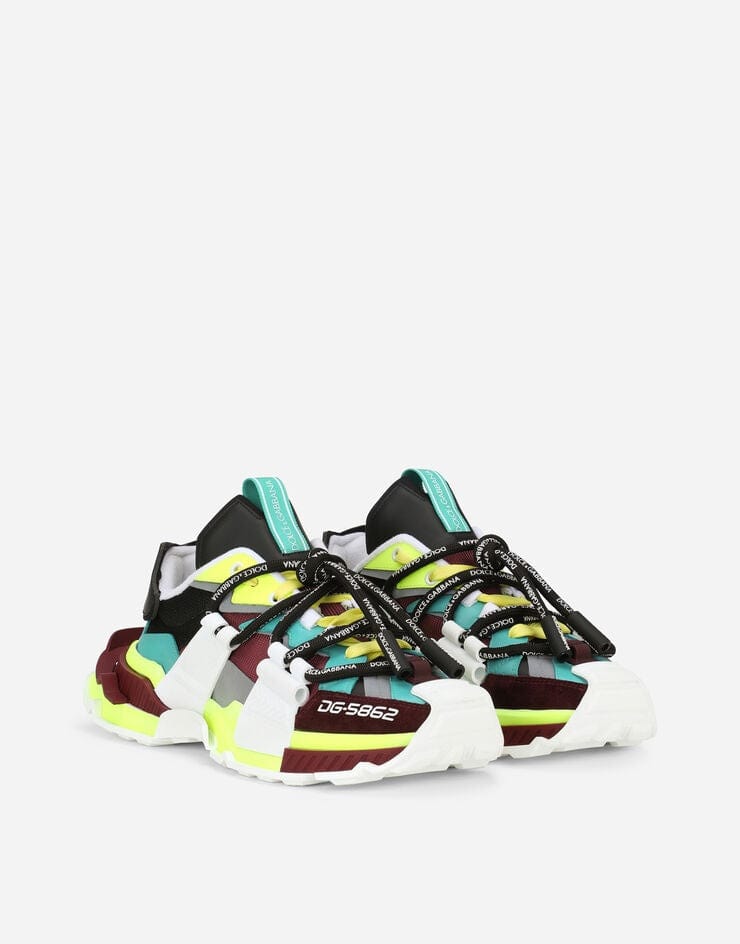 Dolce & Gabbana Mixed-Material Space Sneakers