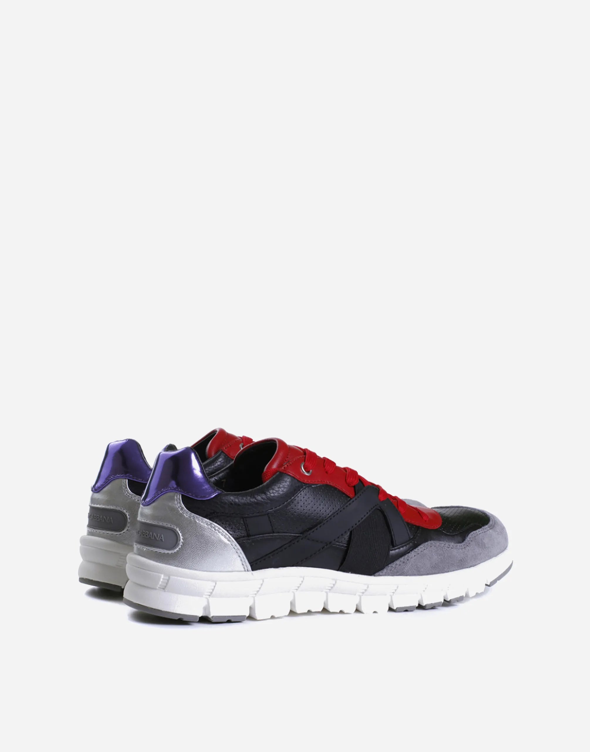 Dolce & Gabbana Dolce & Gabbana Mixed-Materials New Jamaica Sneakers