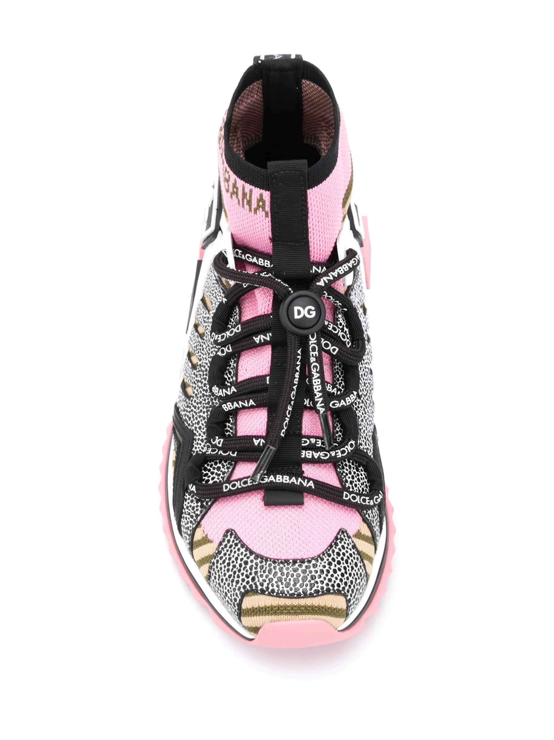 Dolce & Gabbana Mixed-Materials Sorrento Trekking Sneakers