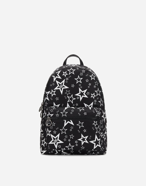 DOLCE & GABBANA スタッズリュック Dolce & Gabbana Mixed Star-Print Vulcano Backpack | Sendegaro IT
