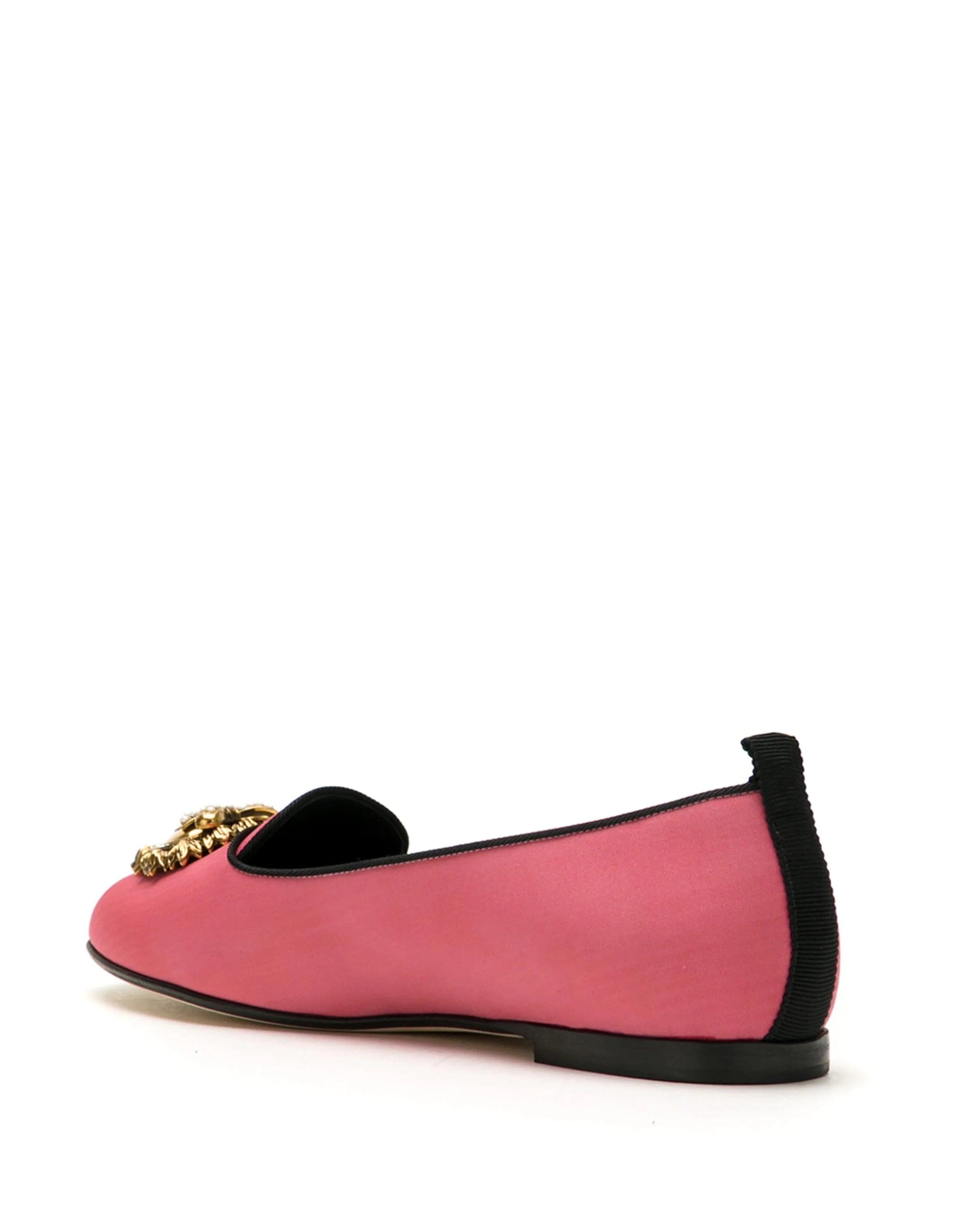 Dolce & Gabbana Moiré Devotion Ballerina Shoes