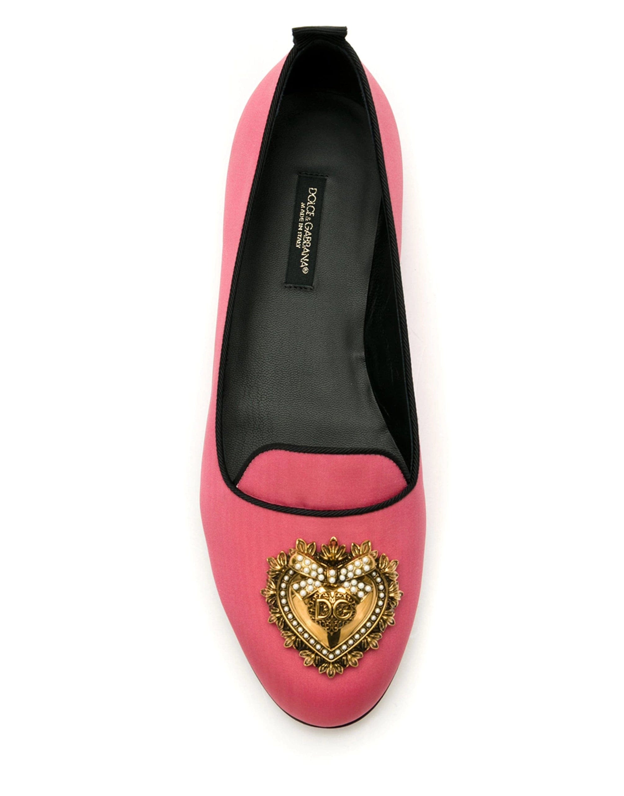 Dolce & Gabbana Moiré Devotion Ballerina Shoes