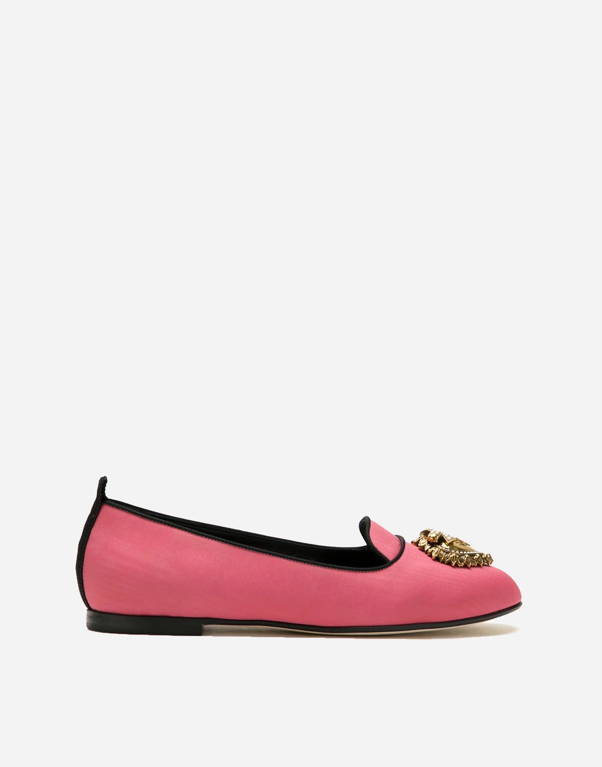 Dolce & Gabbana Moiré Devotion Ballerina Shoes