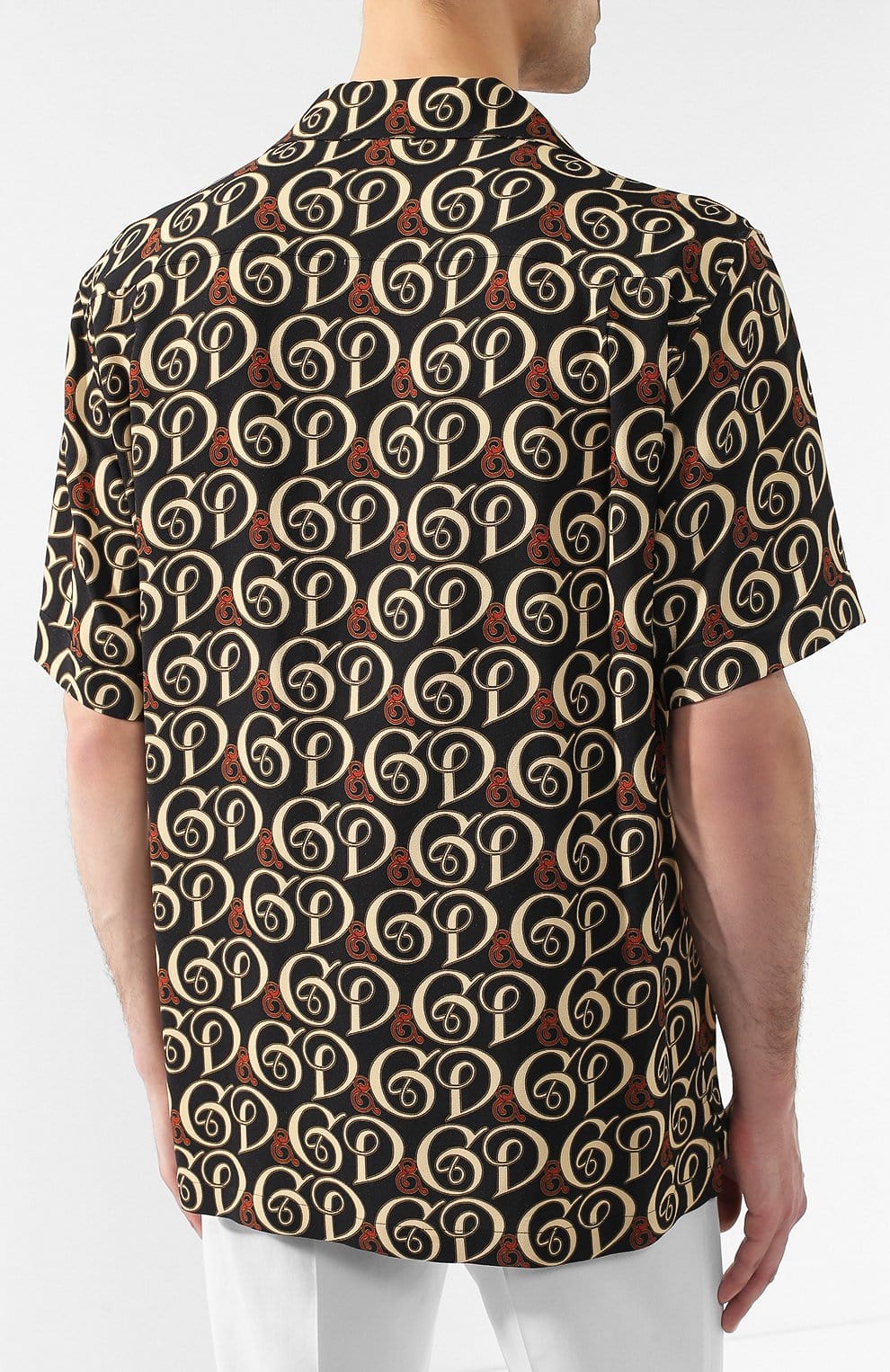 Dolce & Gabbana Monogram Logo Print Shirt