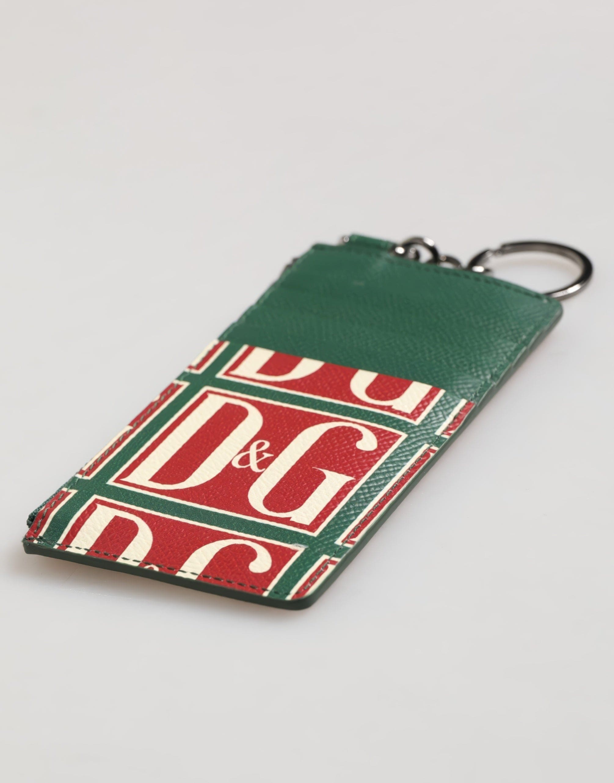 Dolce & Gabbana Monogram-Print Leather Cardholder