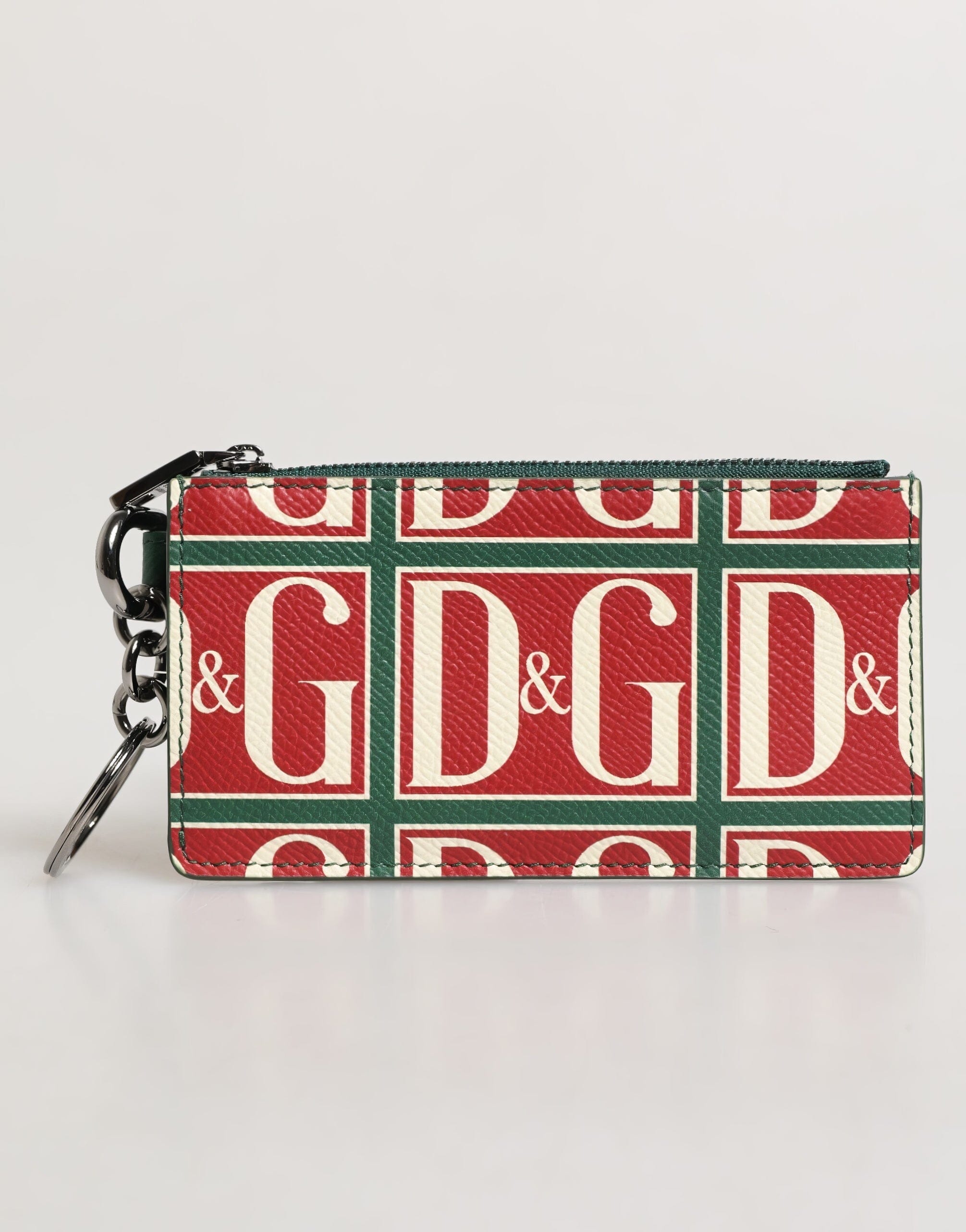 Dolce & Gabbana Monogram-Print Leather Cardholder