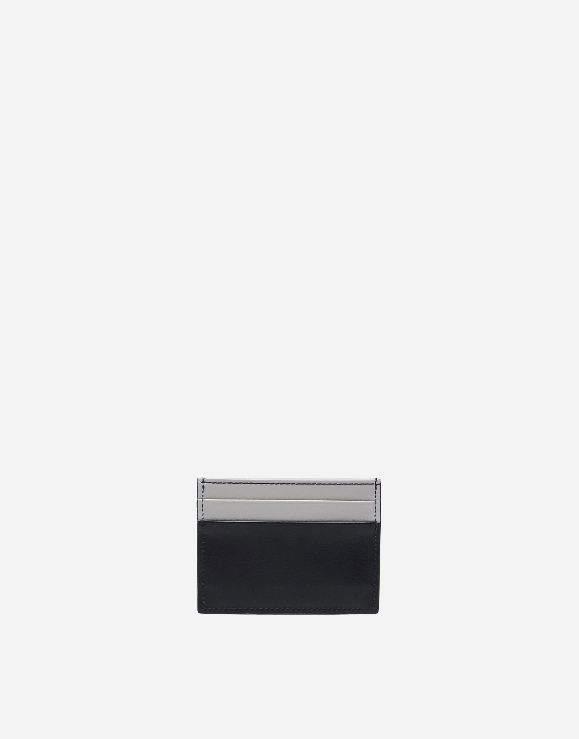 Dolce & Gabbana Monreal Two Tone Leather Cardholder