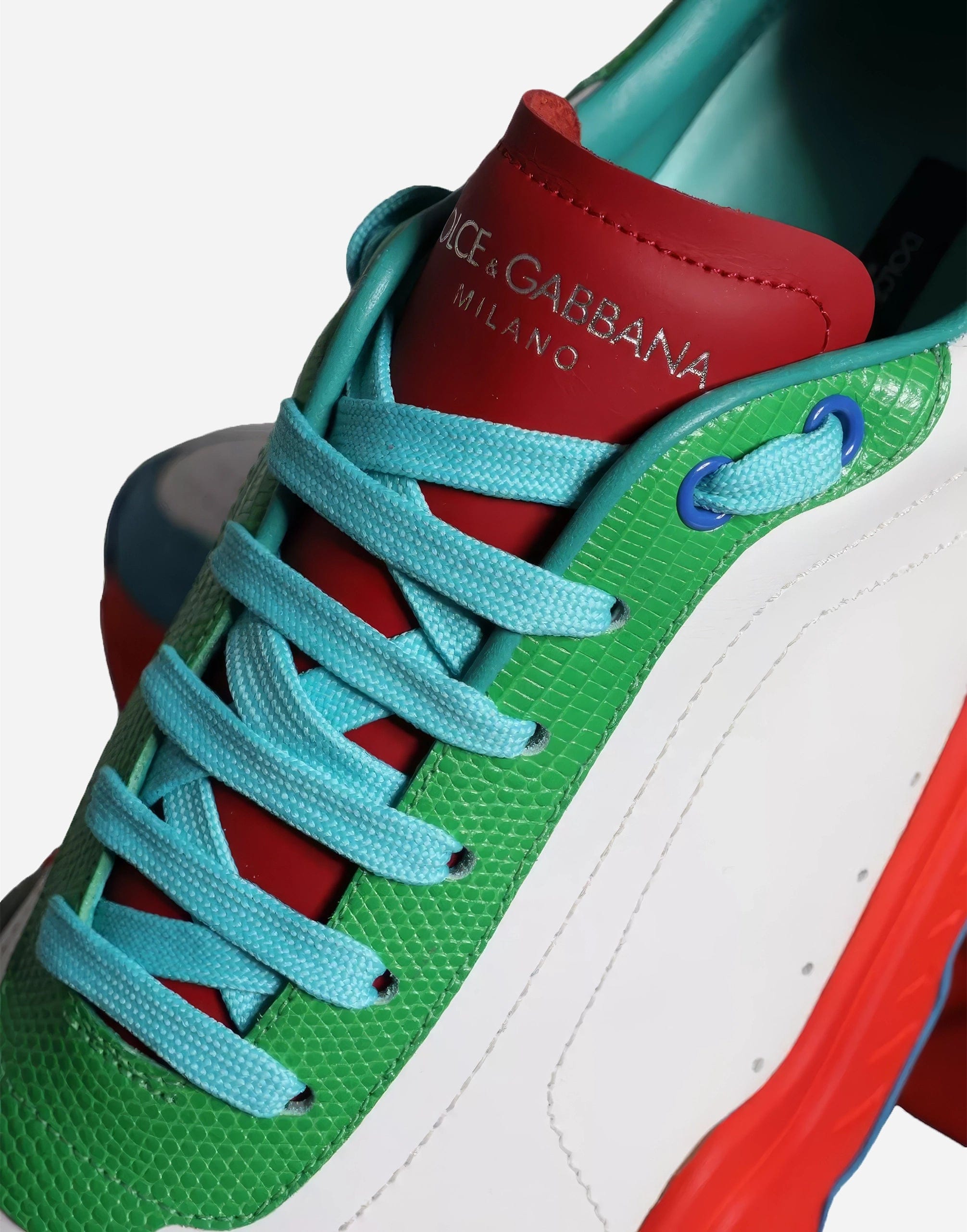 Dolce & Gabbana Multicolor Daymaster Leather Sneakers